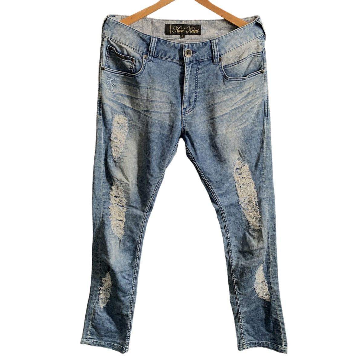 Karl Kani Vintage Karl Kani Denim Jeans Size US 35 - 1 Thumbnail