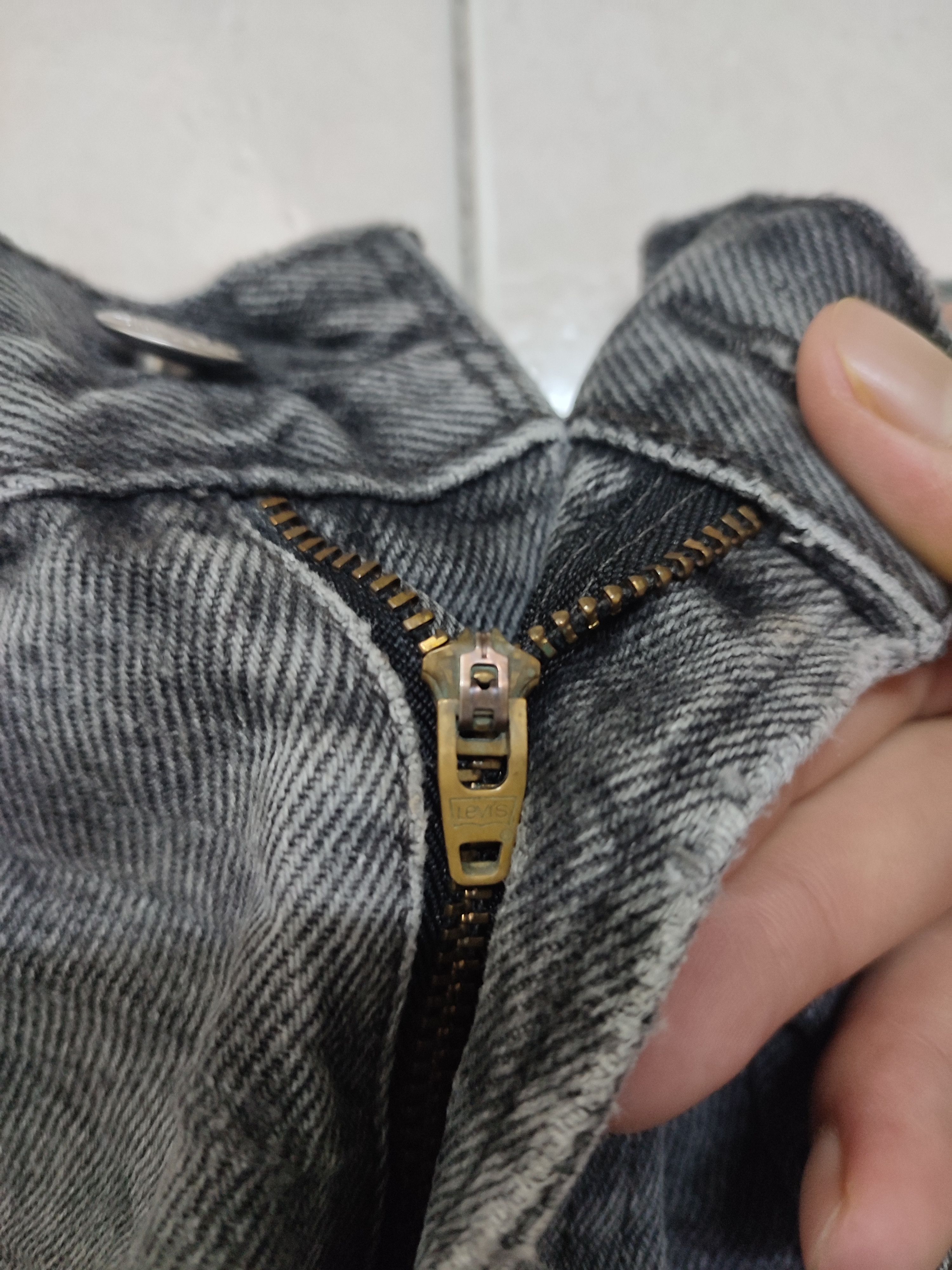 Levi's × Vintage 💥Rare Distressed levis 550 Black Short Pants Size US 34 / EU 50 - 10 Thumbnail