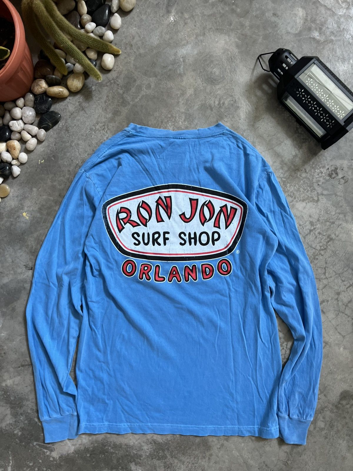 Ron Jon Surf Shop × Vintage Vintage 90s 🖤 RON JON ORLANDO Surf Crewneck Sweatshirt Size US S / EU 44-46 / 1 - 2 Thumbnail