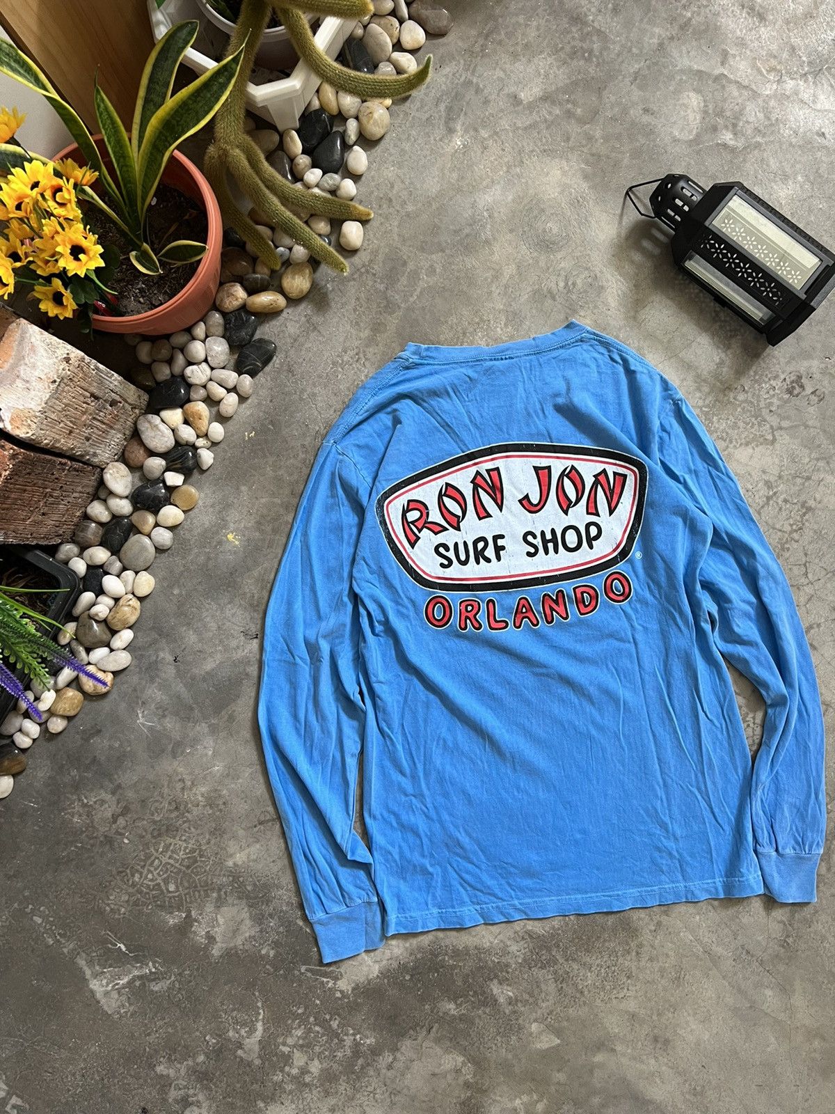 Ron Jon Surf Shop × Vintage Vintage 90s 🖤 RON JON ORLANDO Surf Crewneck Sweatshirt Size US S / EU 44-46 / 1 - 3 Thumbnail