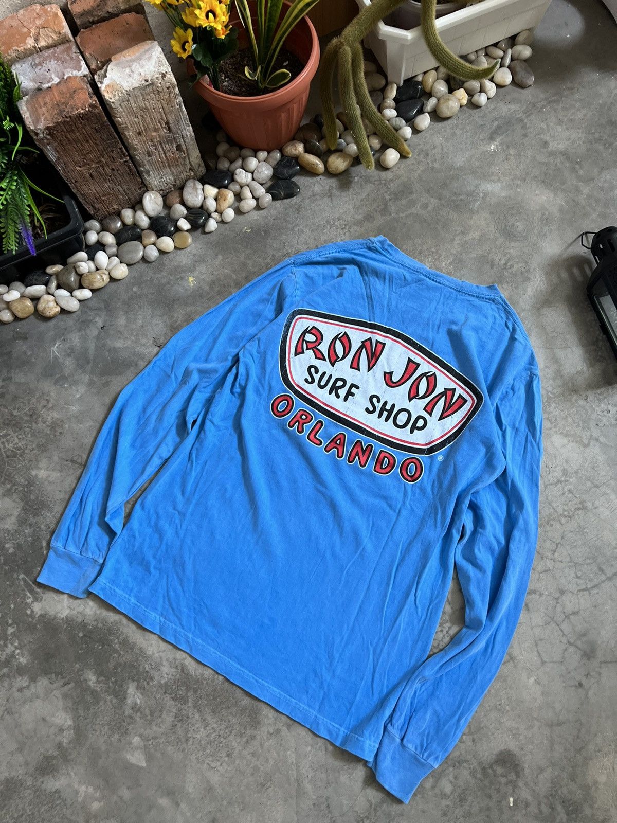 Ron Jon Surf Shop × Vintage Vintage 90s 🖤 RON JON ORLANDO Surf Crewneck Sweatshirt Size US S / EU 44-46 / 1 - 9 Thumbnail