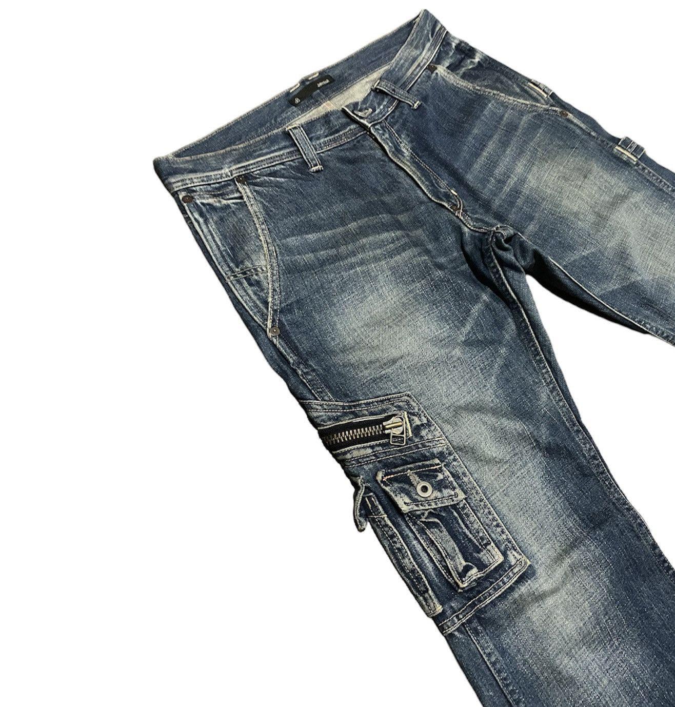 Johnbull Vintage Johnbull Thigh Cargo Pocket Carpenter Denim Jeans Size US 33 - 4 Thumbnail