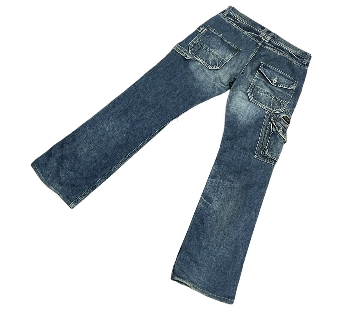 Johnbull Vintage Johnbull Thigh Cargo Pocket Carpenter Denim Jeans Size US 33 - 9 Thumbnail