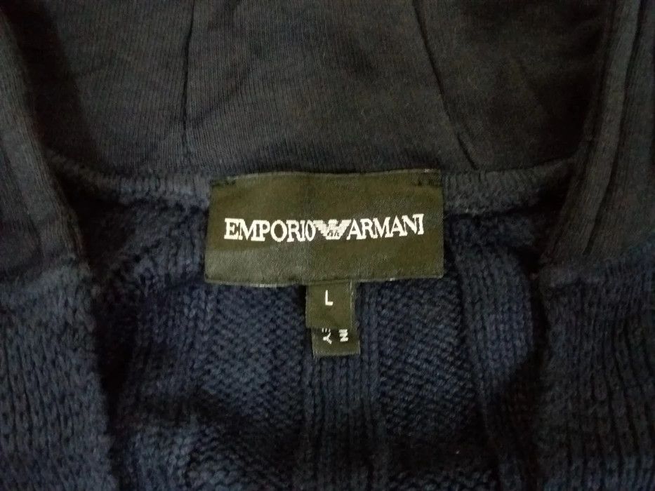 Emporio Armani Emporio Armani knitwear hooded Size US L / EU 52-54 / 3 - 3 Thumbnail