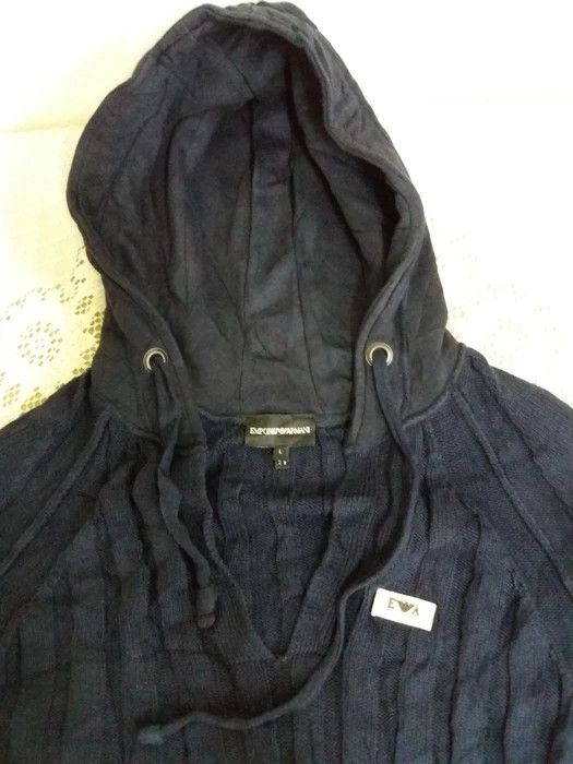 Emporio Armani Emporio Armani knitwear hooded Size US L / EU 52-54 / 3 - 4 Thumbnail