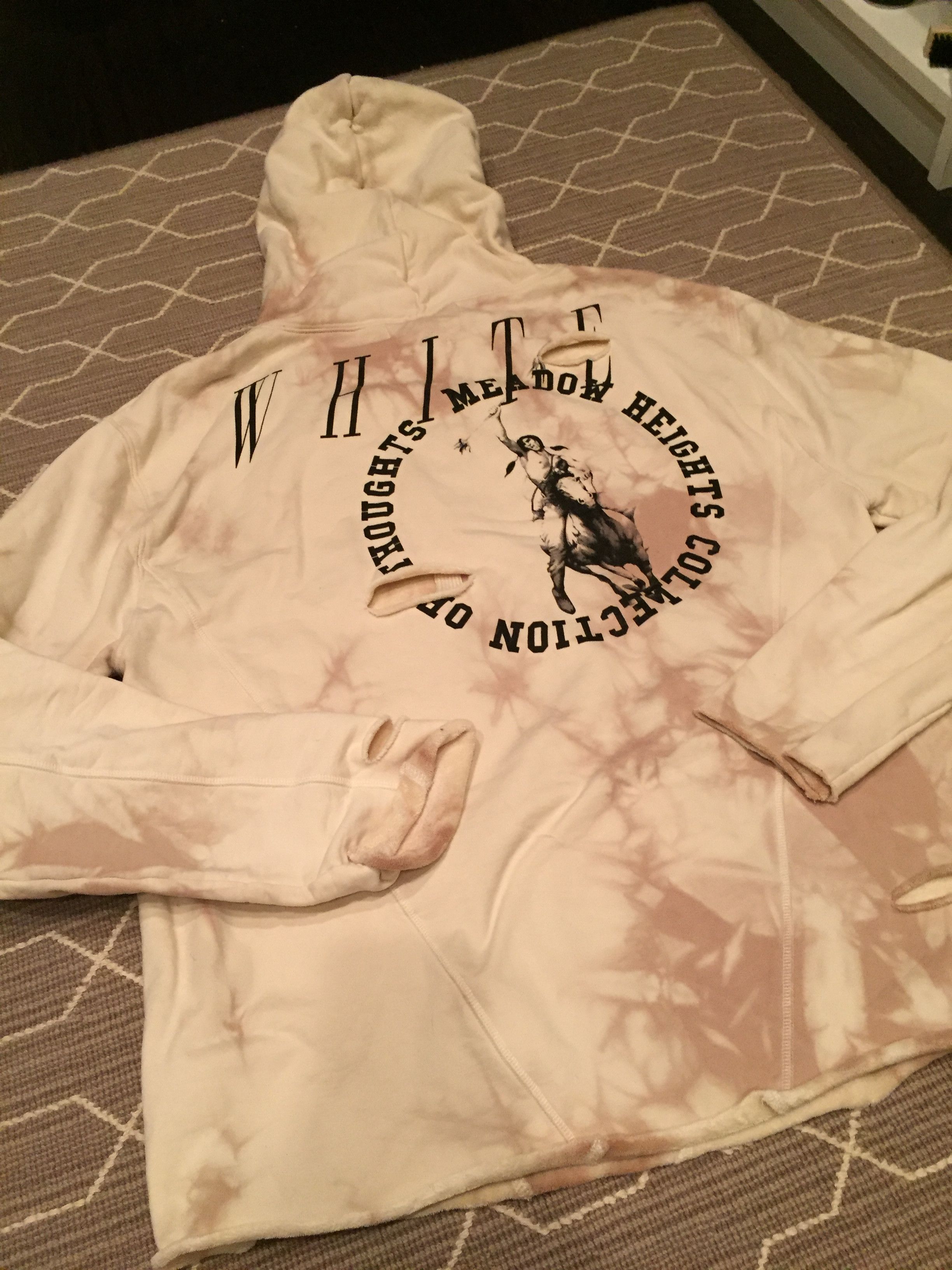 Off-White indian stamps hoodie | Grailed 