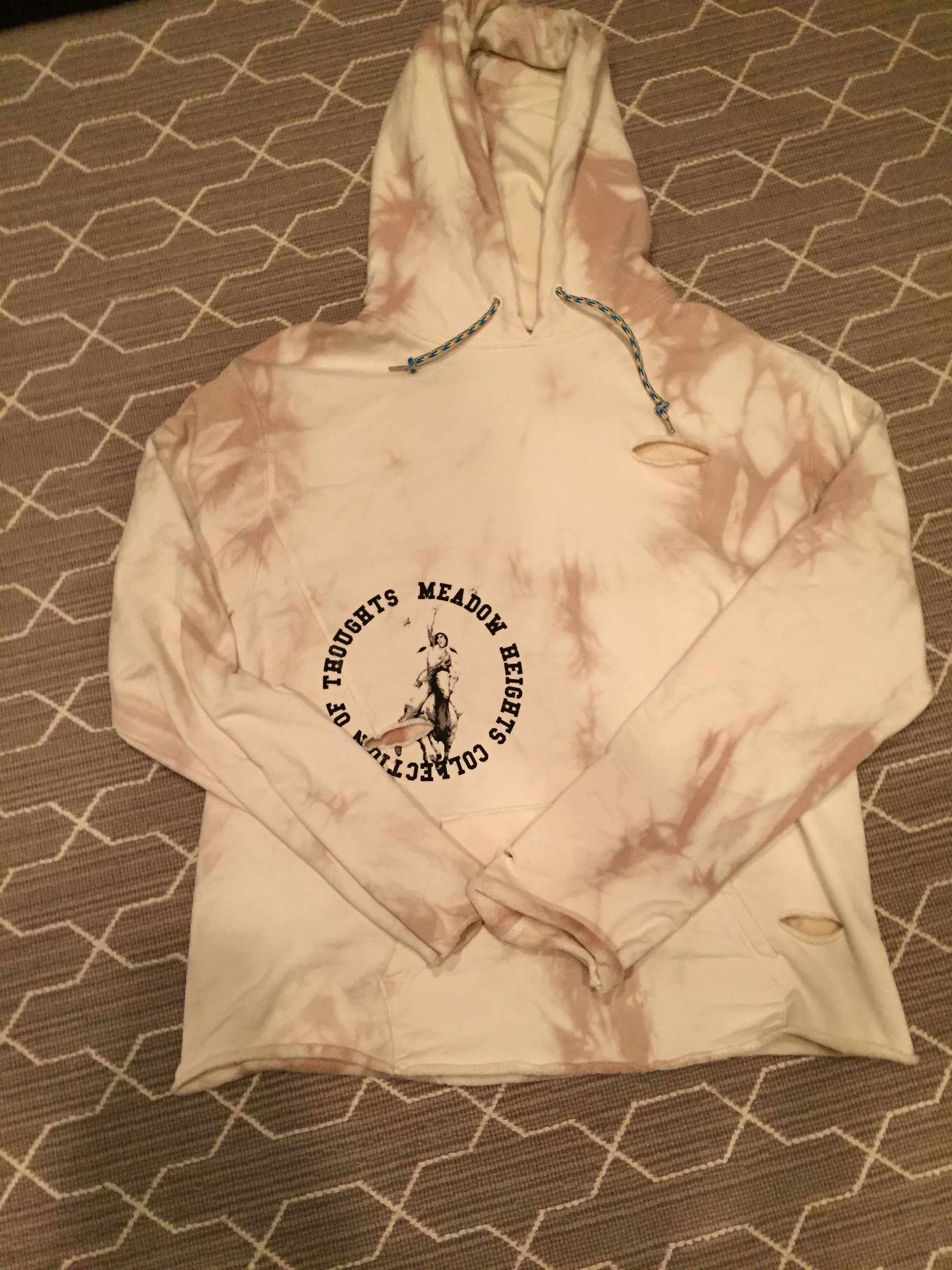 Off-White indian stamps hoodie | Grailed 