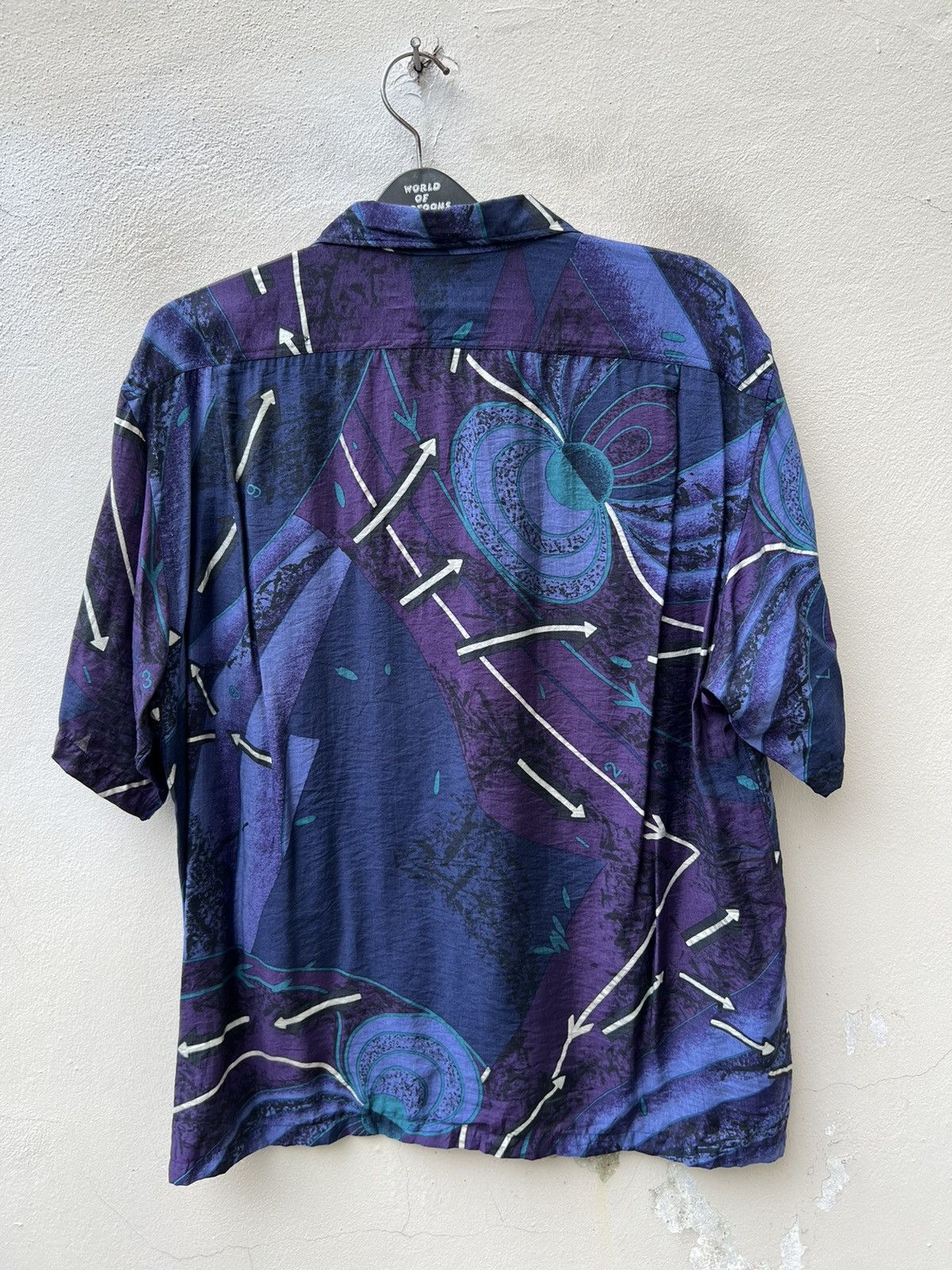 Vintage Vtg 90s Arrston Volaju Japan Abstract Psychedelic Art Shirt Size US L / EU 52-54 / 3 - 15 Thumbnail