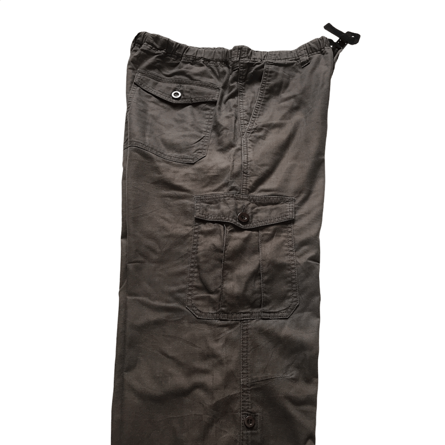 Japanese Brand Vintage Uniqlo Dark Gray Cargo Pants 6 Pockets Size US 36 / EU 52 - 3 Thumbnail