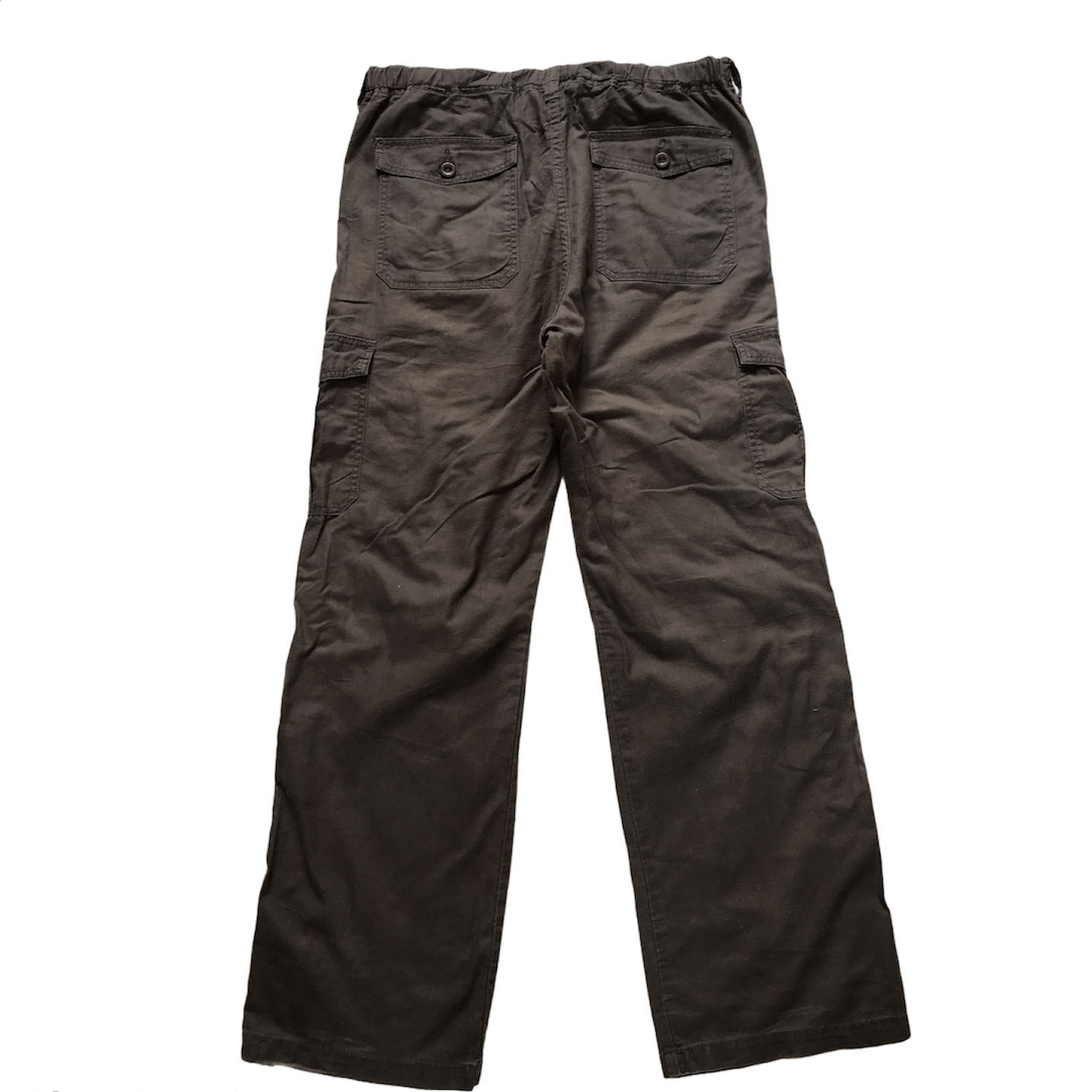 Japanese Brand Vintage Uniqlo Dark Gray Cargo Pants 6 Pockets Size US 36 / EU 52 - 2 Thumbnail