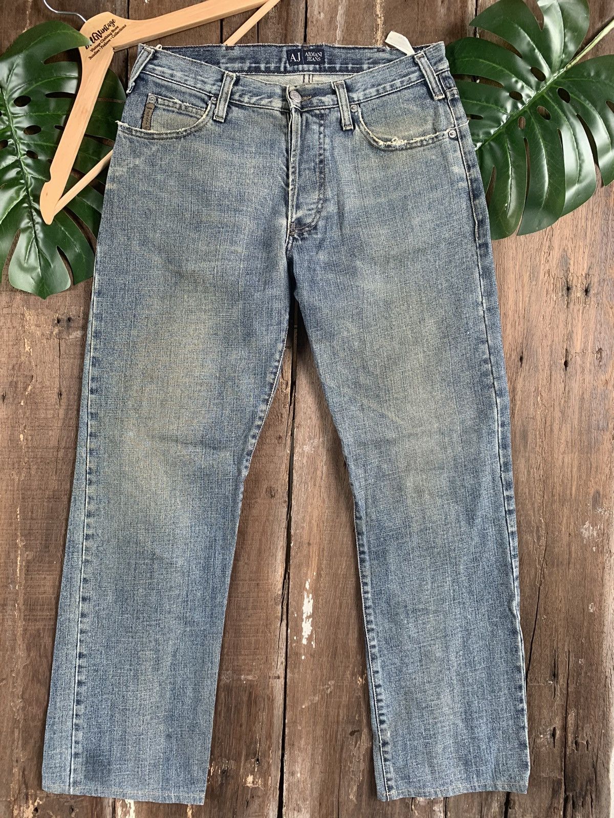 Armani RARE!! Distressed ARMANI JEANS Denim Size US 32 / EU 48 - 1 Thumbnail
