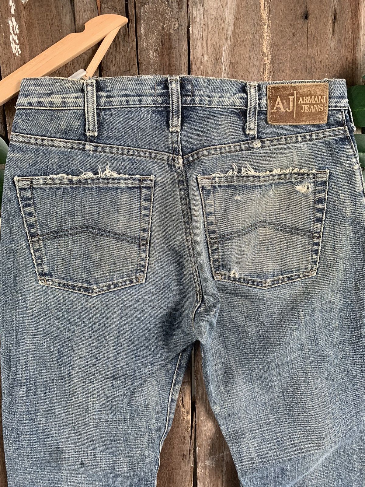 Armani RARE!! Distressed ARMANI JEANS Denim Size US 32 / EU 48 - 6 Thumbnail