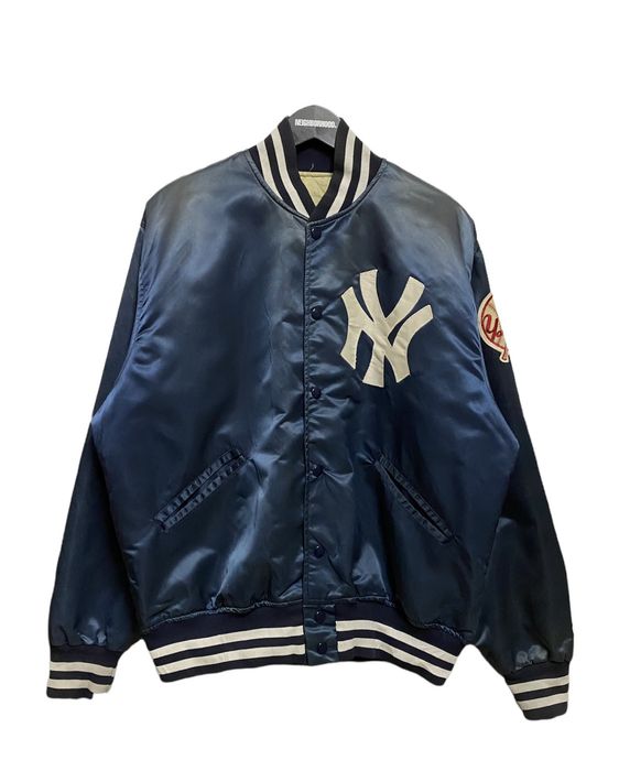 Vintage Vintage 80s 90s New York Yankees Satin Bomber Jacket | Grailed