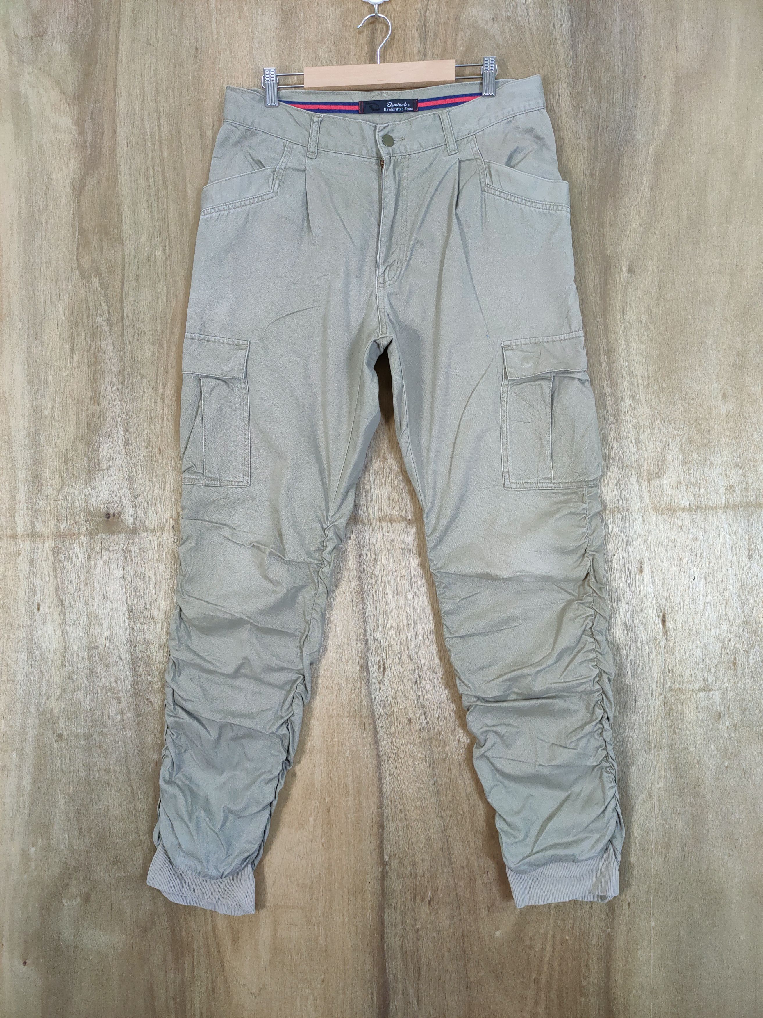 Japanese Brand × Seditionaries VINTAGE DOMINATE HANDCRAFTED SRING LEG CARGO PANTS Size US 34 / EU 50 - 1 Thumbnail