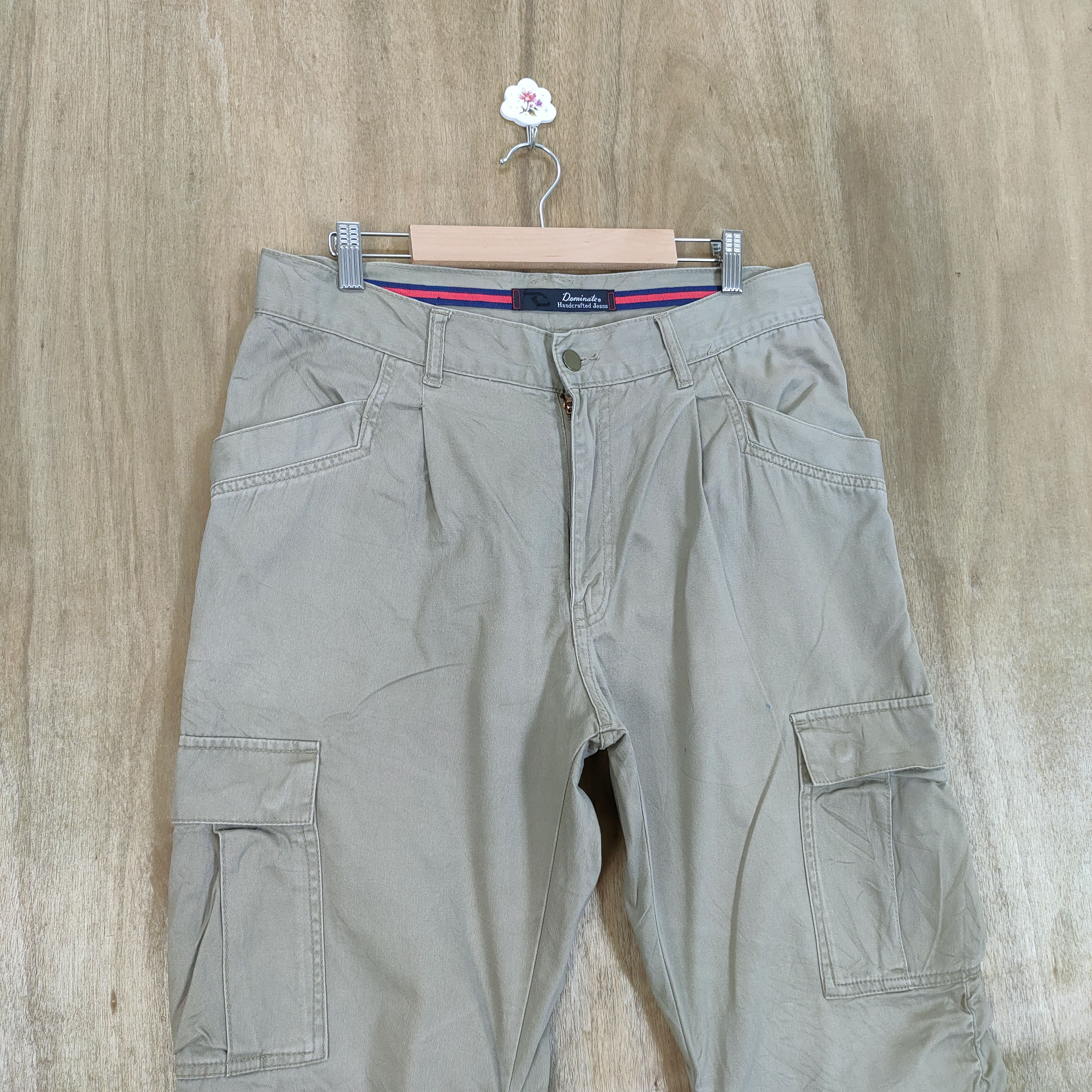 Japanese Brand × Seditionaries VINTAGE DOMINATE HANDCRAFTED SRING LEG CARGO PANTS Size US 34 / EU 50 - 2 Thumbnail