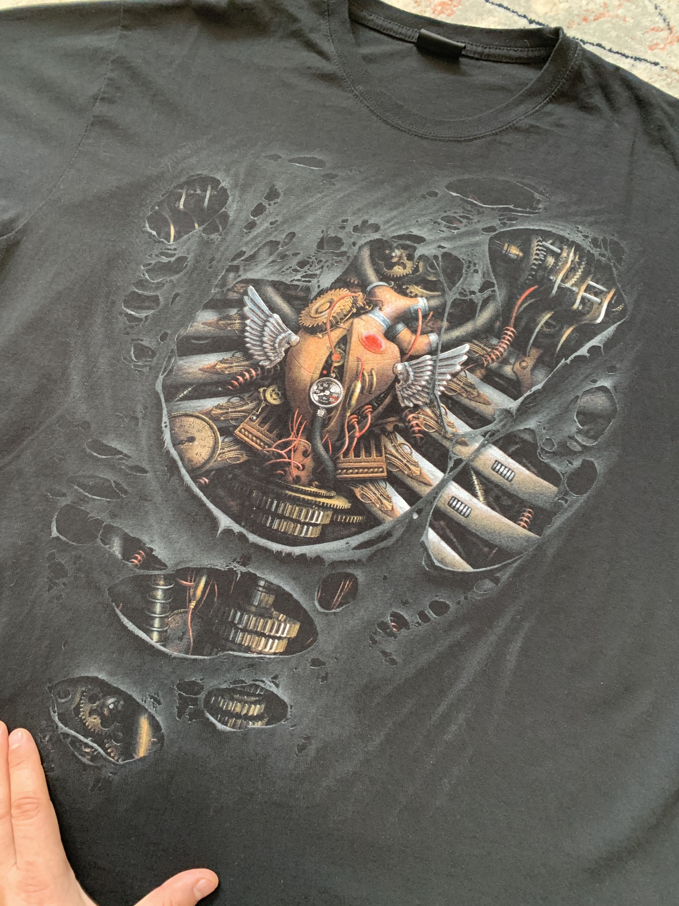 Other Spiral Vintage Iron Heart T-Shirt Size US XXL / EU 58 / 5 - 4 Thumbnail
