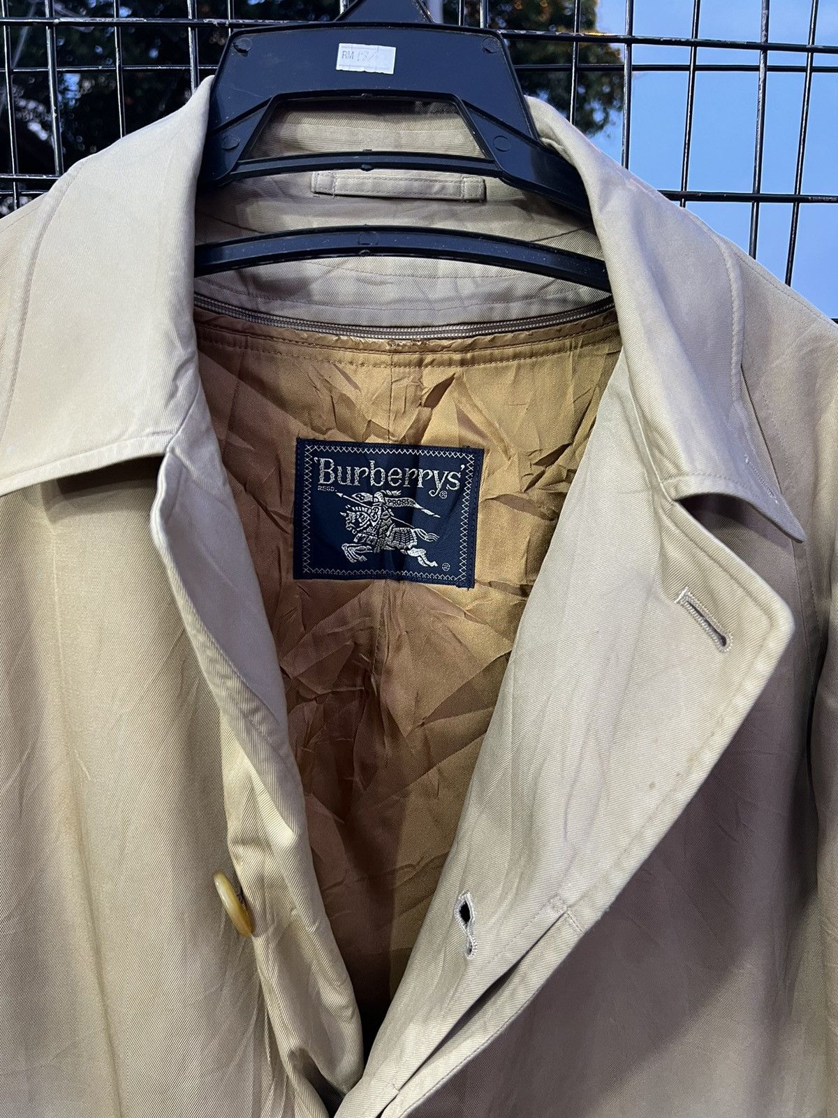 Burberry × Vintage Vintage 🔥 Burberry London tranchcoat long jacket Size US L / EU 52-54 / 3 - 3 Thumbnail
