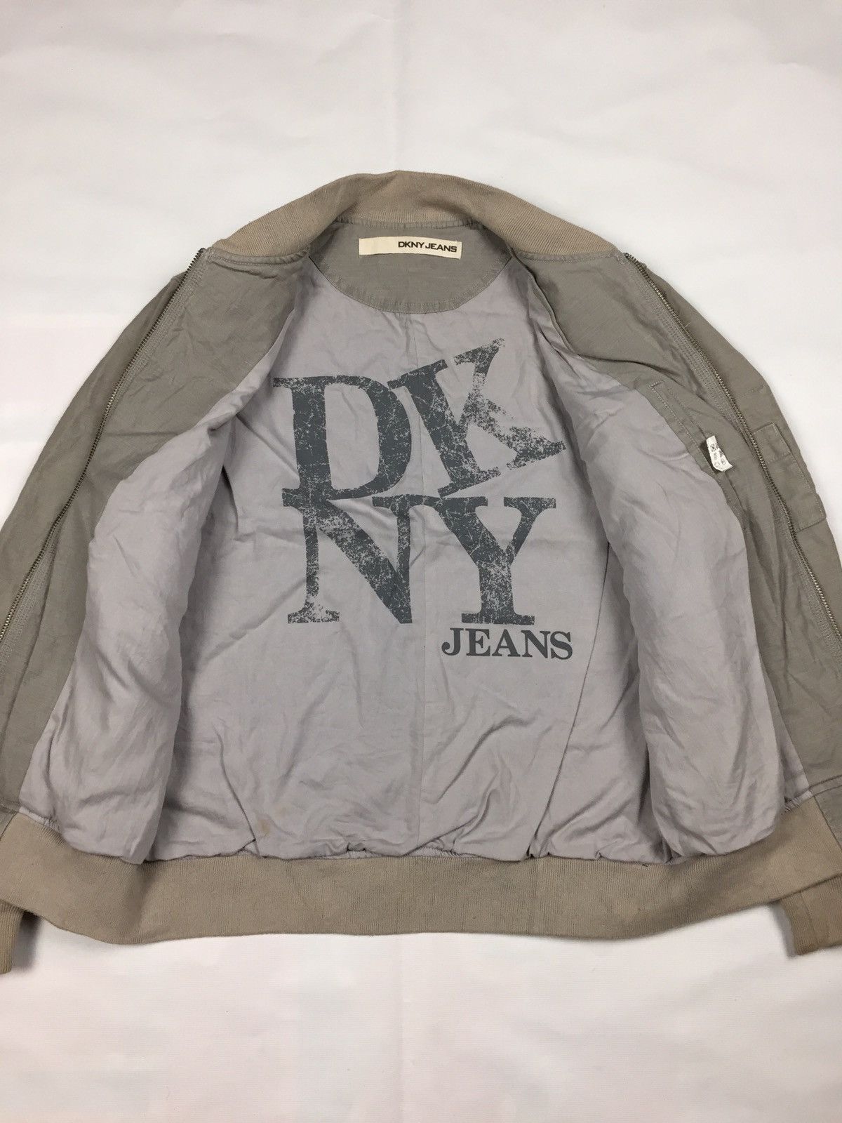 DKNY Dkny Jeans Issued Long Sleeves Full Zip Bomber Jacket Size US S / EU 44-46 / 1 - 9 Thumbnail