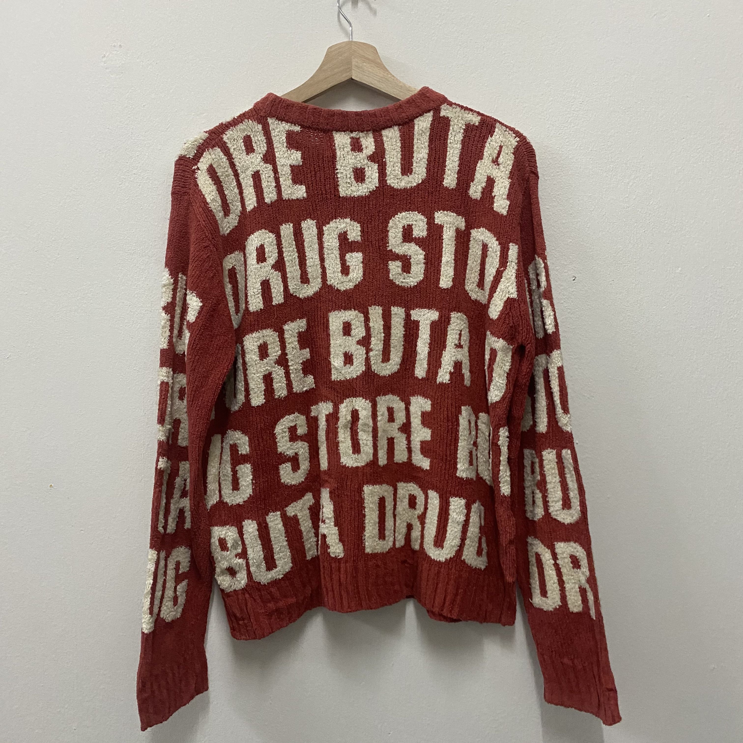 Japanese Brand Vintage Drug Store's Fullprint Knitwear Sweater Size US M / EU 48-50 / 2 - 15 Thumbnail
