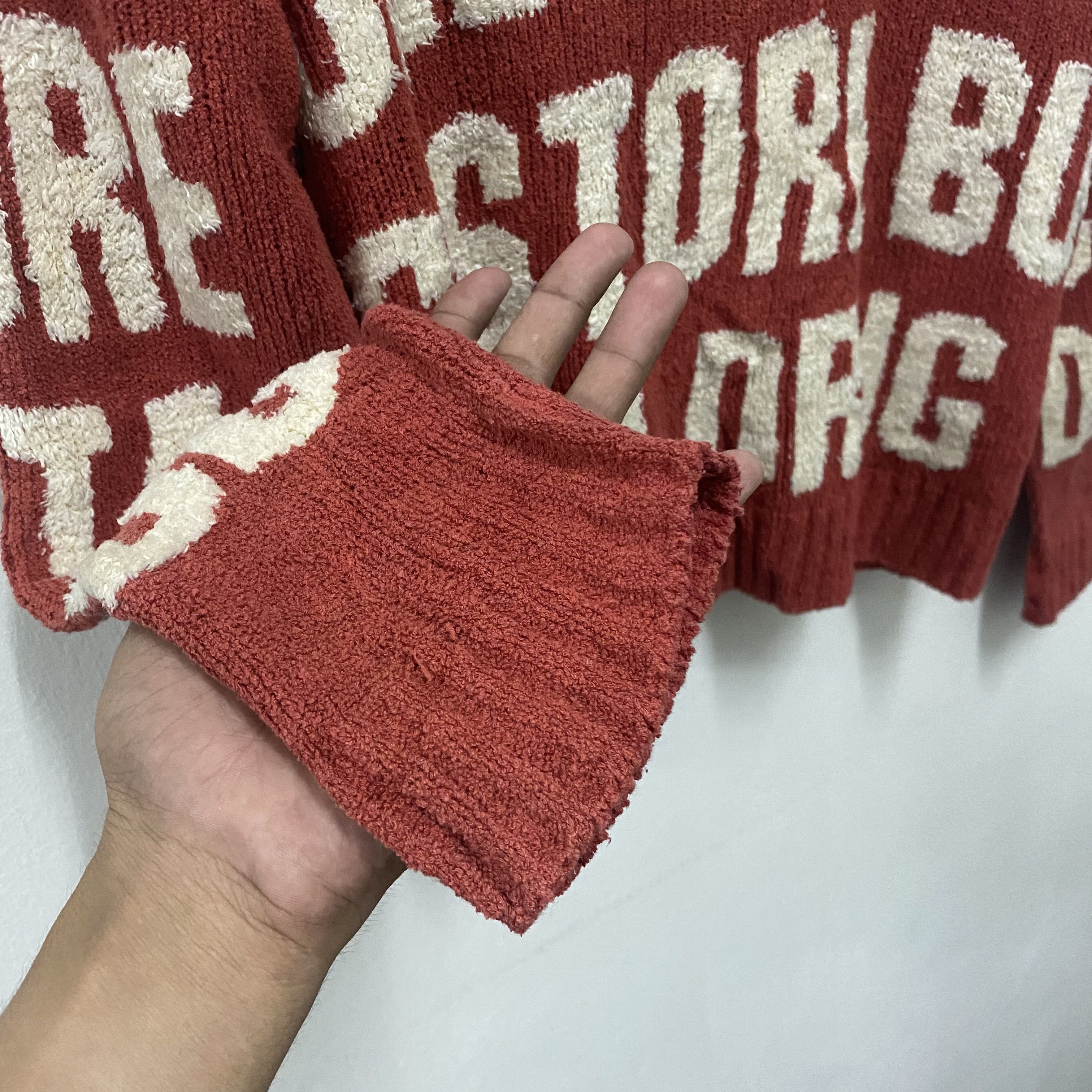 Japanese Brand Vintage Drug Store's Fullprint Knitwear Sweater Size US M / EU 48-50 / 2 - 6 Thumbnail