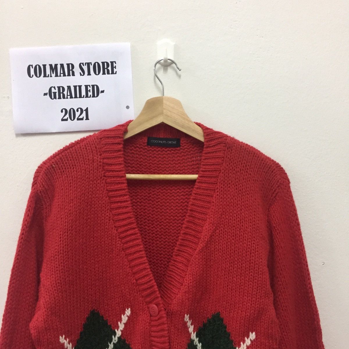 Aran Isles Knitwear Vintage Coconut Grove Knitted Cardigan Size US M / EU 48-50 / 2 - 2 Thumbnail