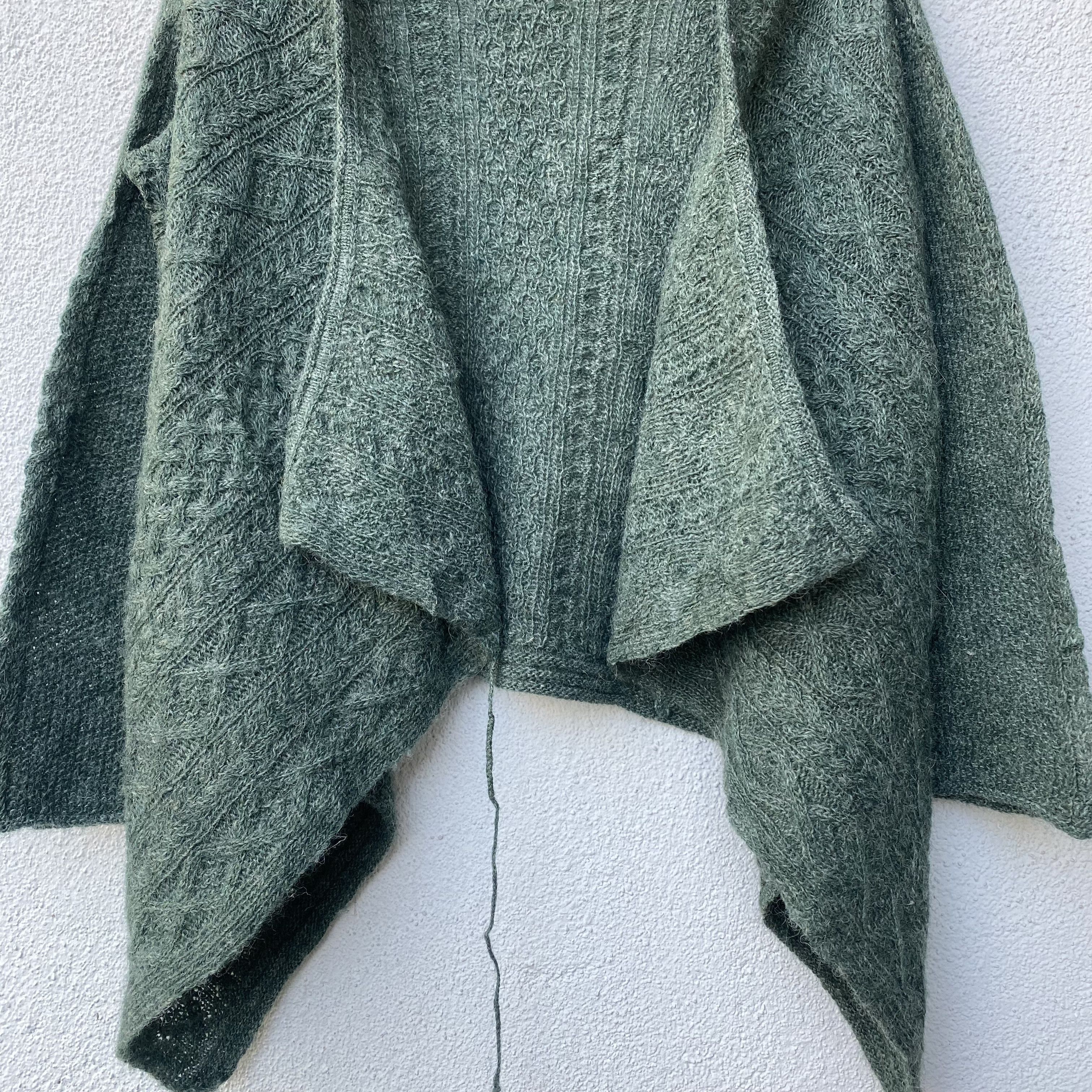 Tomorrowland Macphee Tommorowland Mohair Handknit Waterfall Knit Cardigan Size US S / EU 44-46 / 1 - 3 Thumbnail