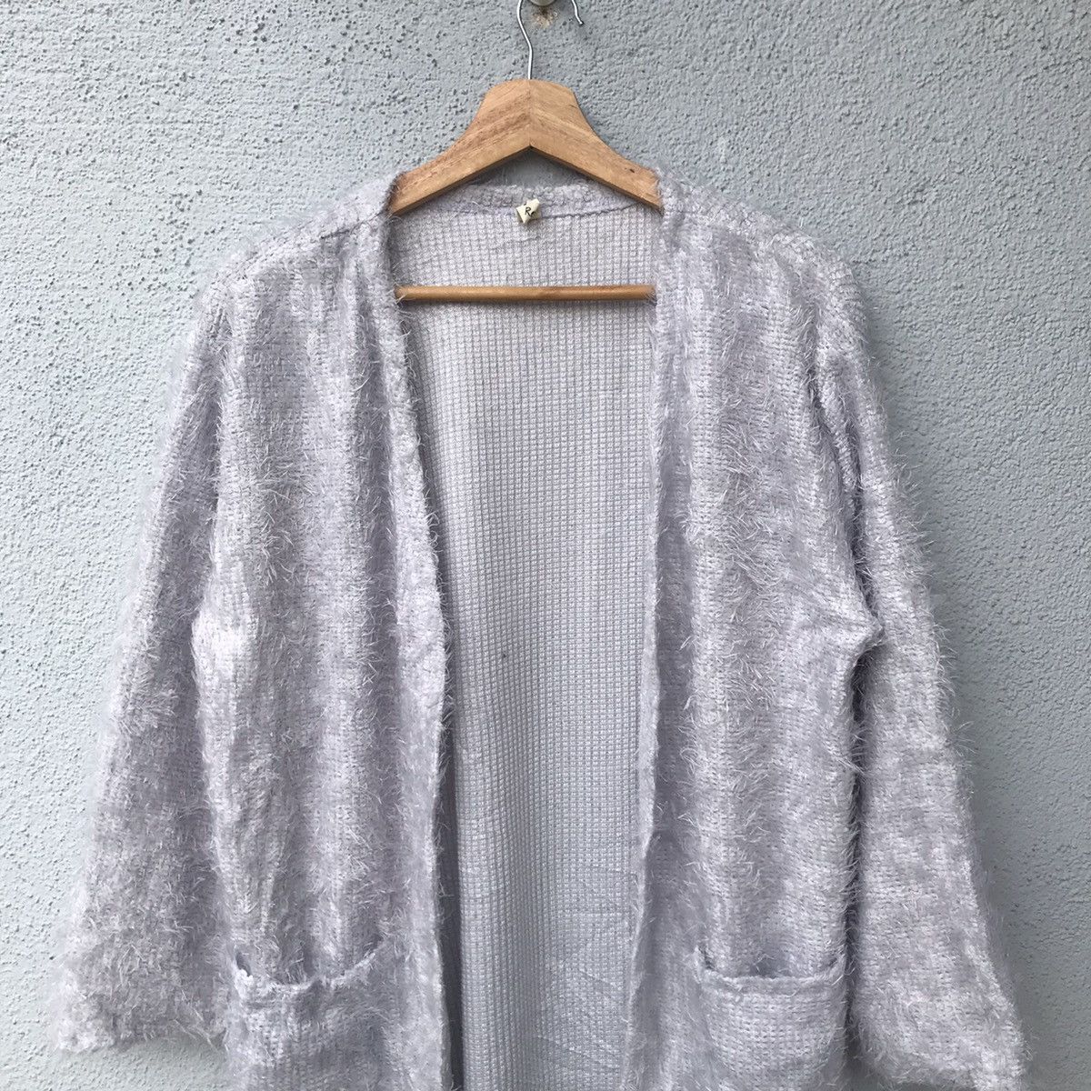Japanese Brand Vintage Prtit Repos Shag Shaggy Fur Cardigan Size US M / EU 48-50 / 2 - 2 Thumbnail