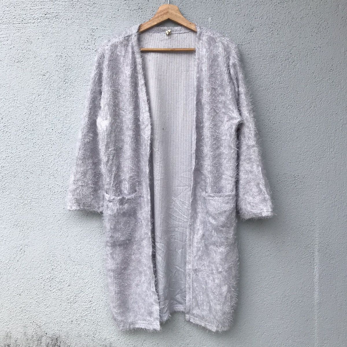 Vintage Prtit Repos Shag Shaggy Fur Cardigan