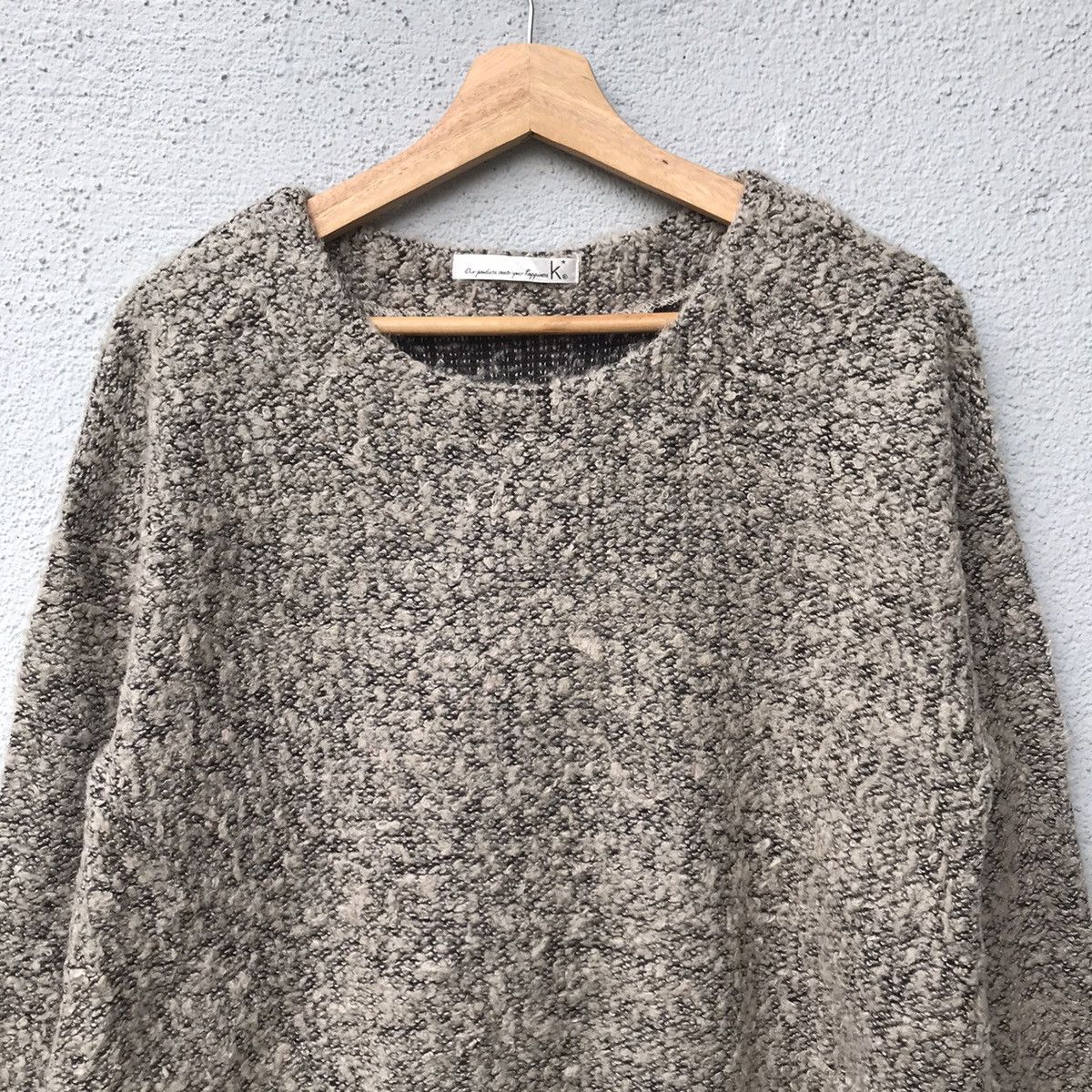 Aran Isles Knitwear Vintage Japanese Brand Mohair Pullover Knitwear Size US M / EU 48-50 / 2 - 2 Thumbnail