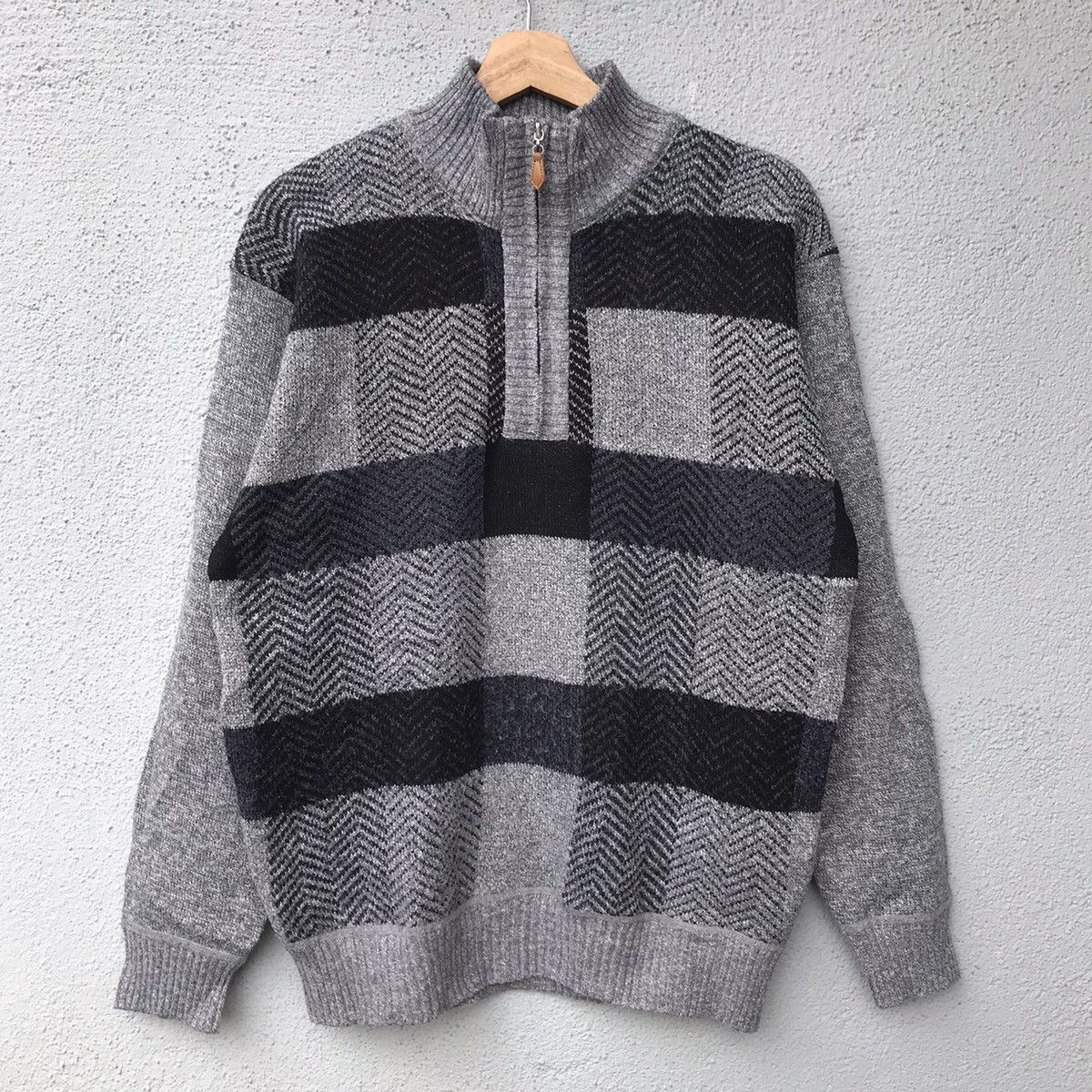 Aran Isles Knitwear × Japanese Brand × Vintage Vintage Carbia Sports  Pullover Knit Sweater | Grailed