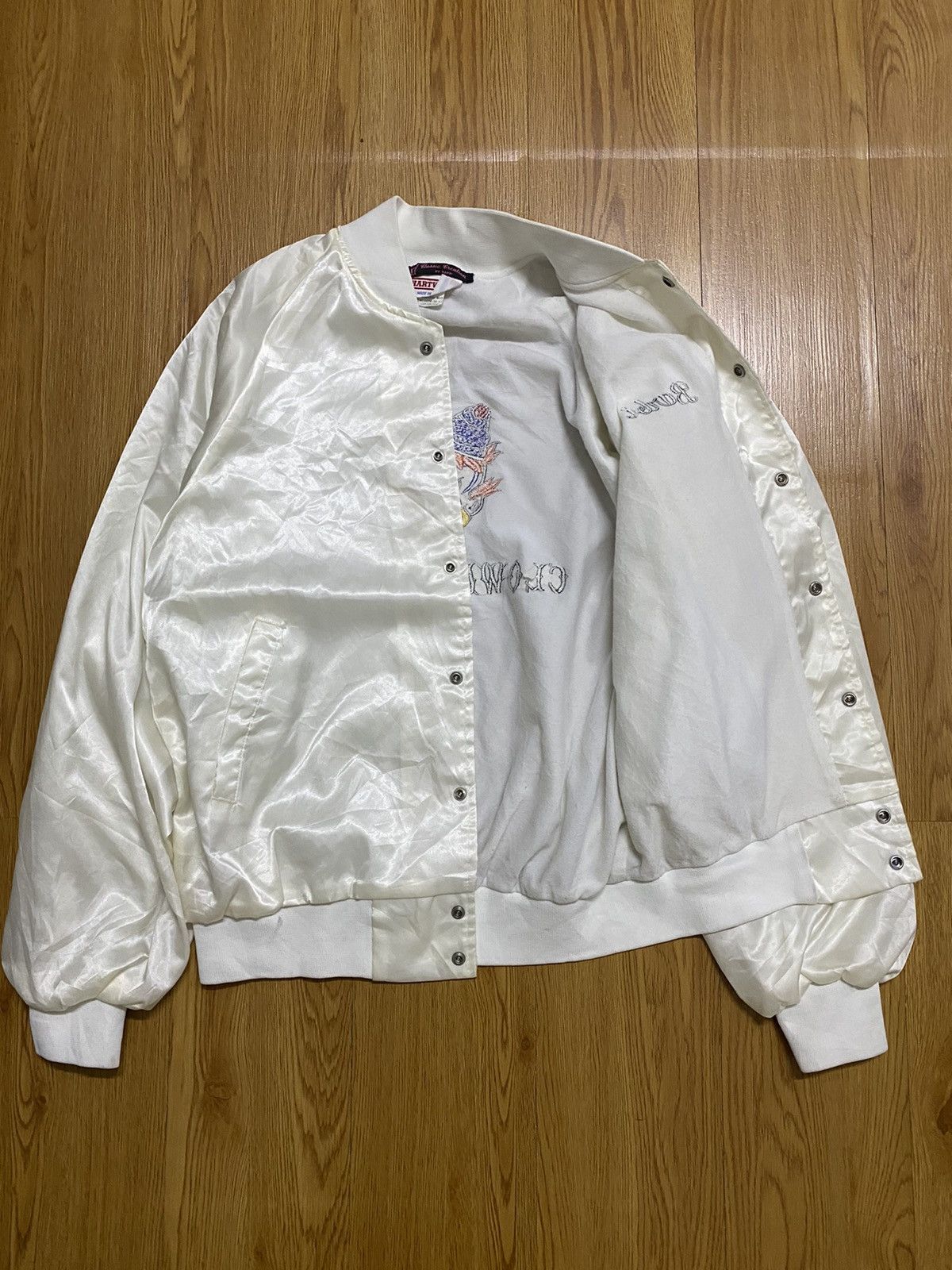 Designer Hartwell Barbi Clown Jewel Big Logo Satin Jacket Size US M / EU 48-50 / 2 - 3 Thumbnail