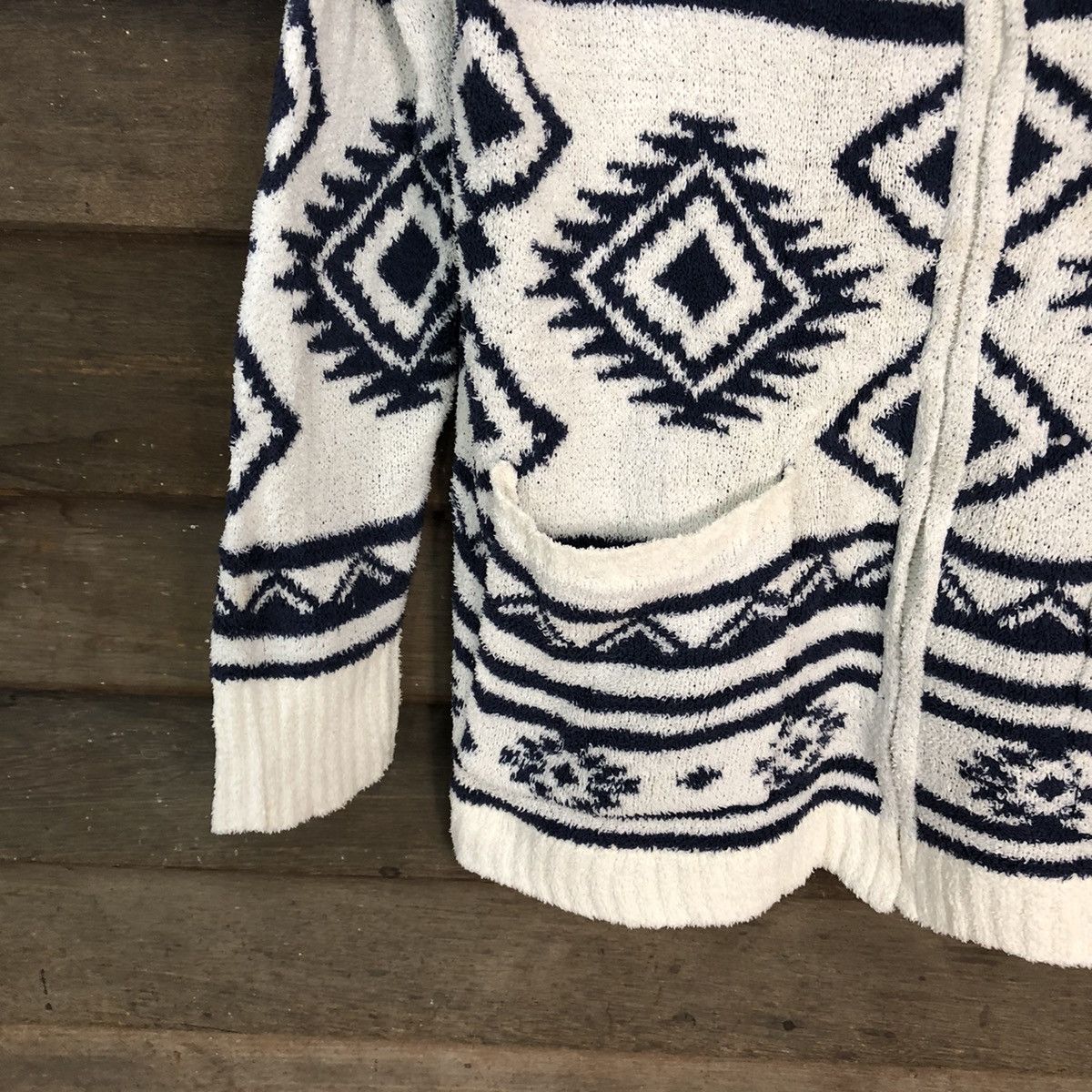 Vintage Denifits Navajo Shag Shaggy Fur Mohair Knitwear hoodie #6973 Size US M / EU 48-50 / 2 - 4 Thumbnail