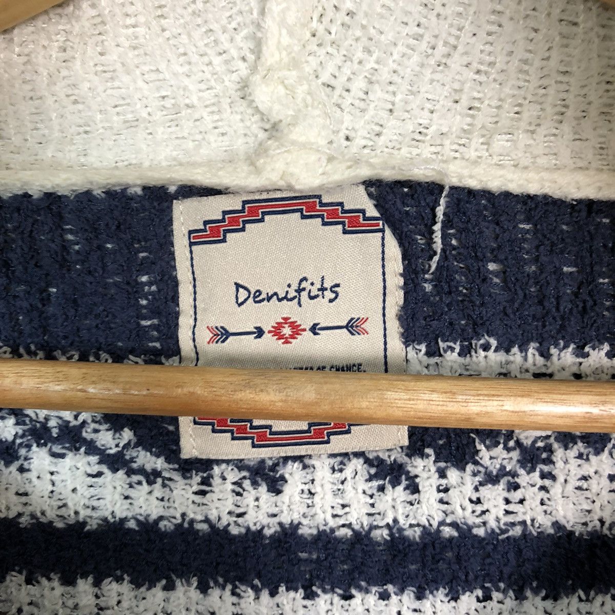 Vintage Denifits Navajo Shag Shaggy Fur Mohair Knitwear hoodie #6973 Size US M / EU 48-50 / 2 - 8 Thumbnail