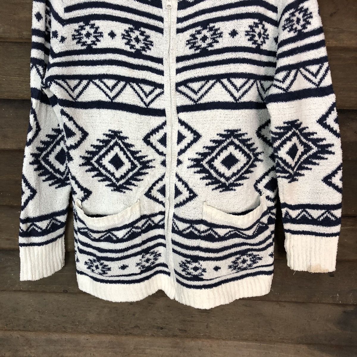 Vintage Denifits Navajo Shag Shaggy Fur Mohair Knitwear hoodie #6973 Size US M / EU 48-50 / 2 - 3 Thumbnail