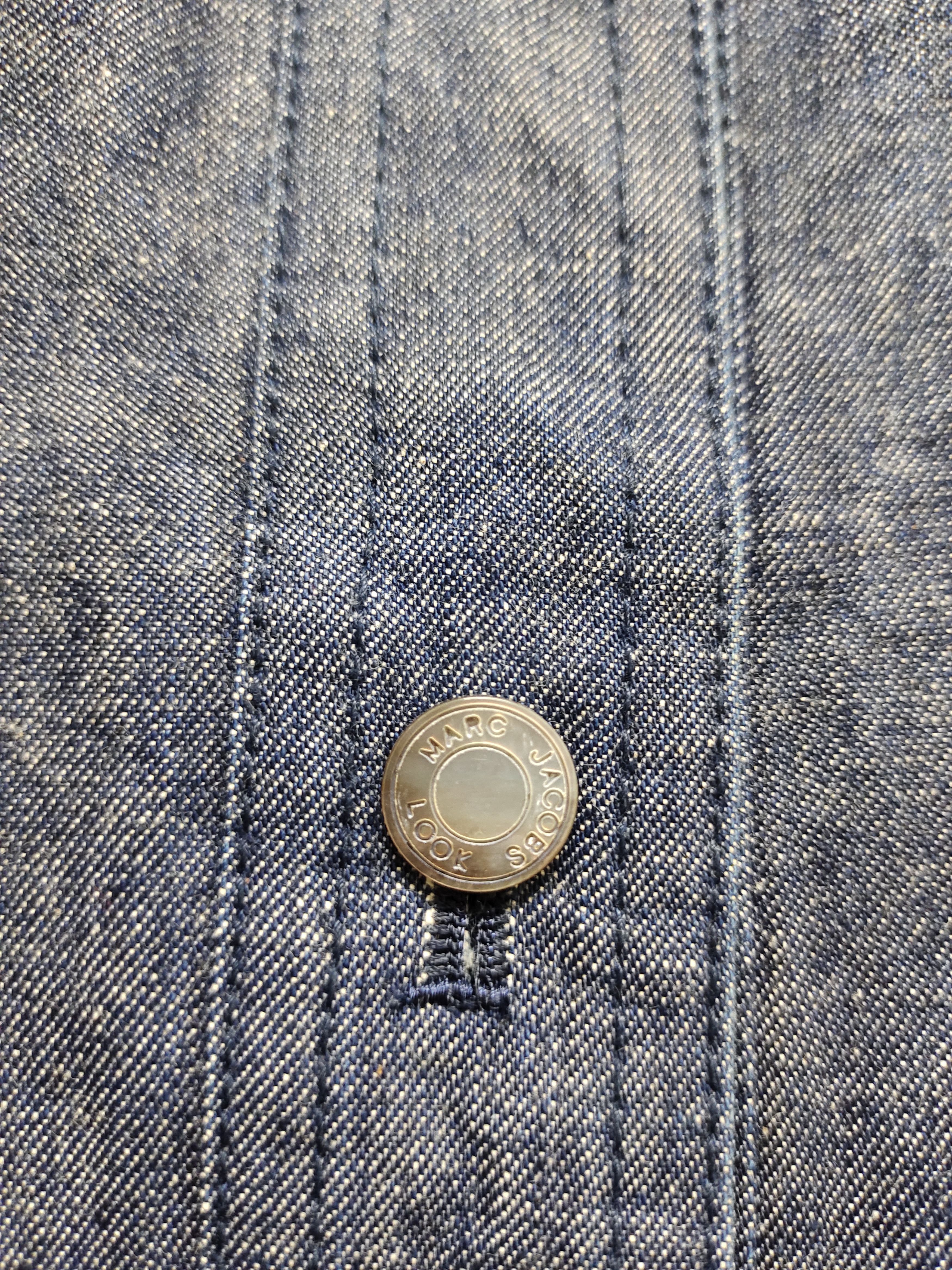 Marc by Marc Jacobs Vintage Marc Jacobs Look Denim Shirt Size M / US 6-8 / IT 42-44 - 7 Thumbnail