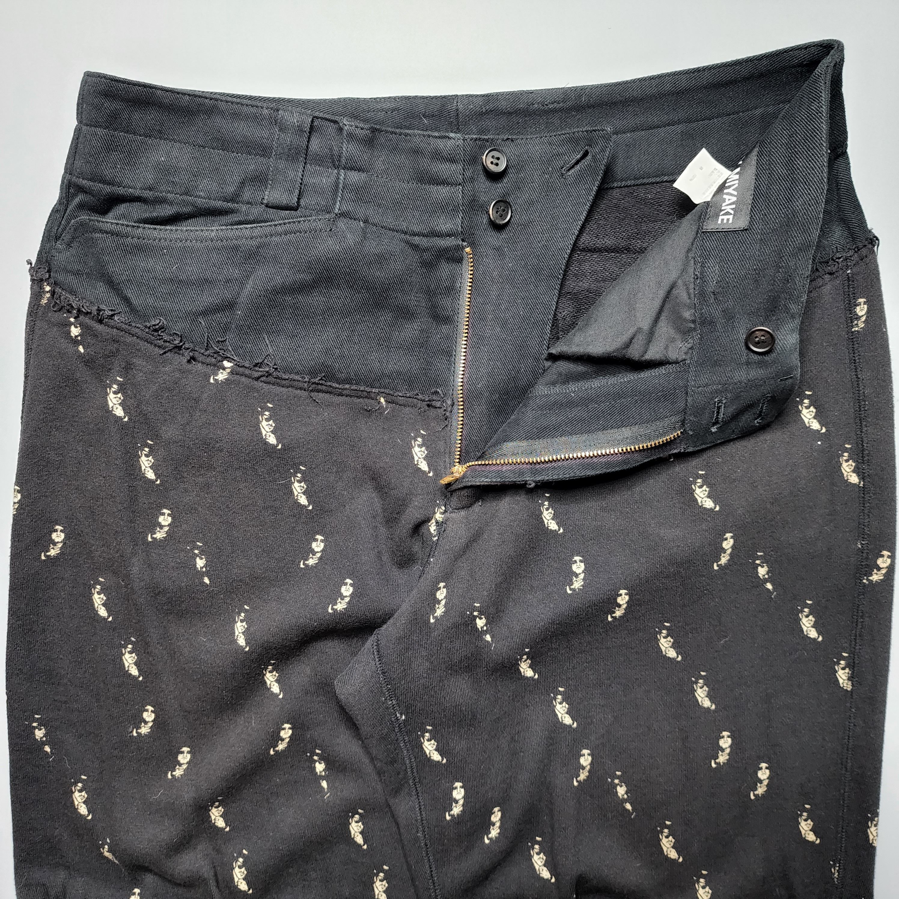 Issey Miyake Issey Miyake Men - AW04 Reconstructed Hybrid Baggy Pants Size US 34 / EU 50 - 5 Thumbnail