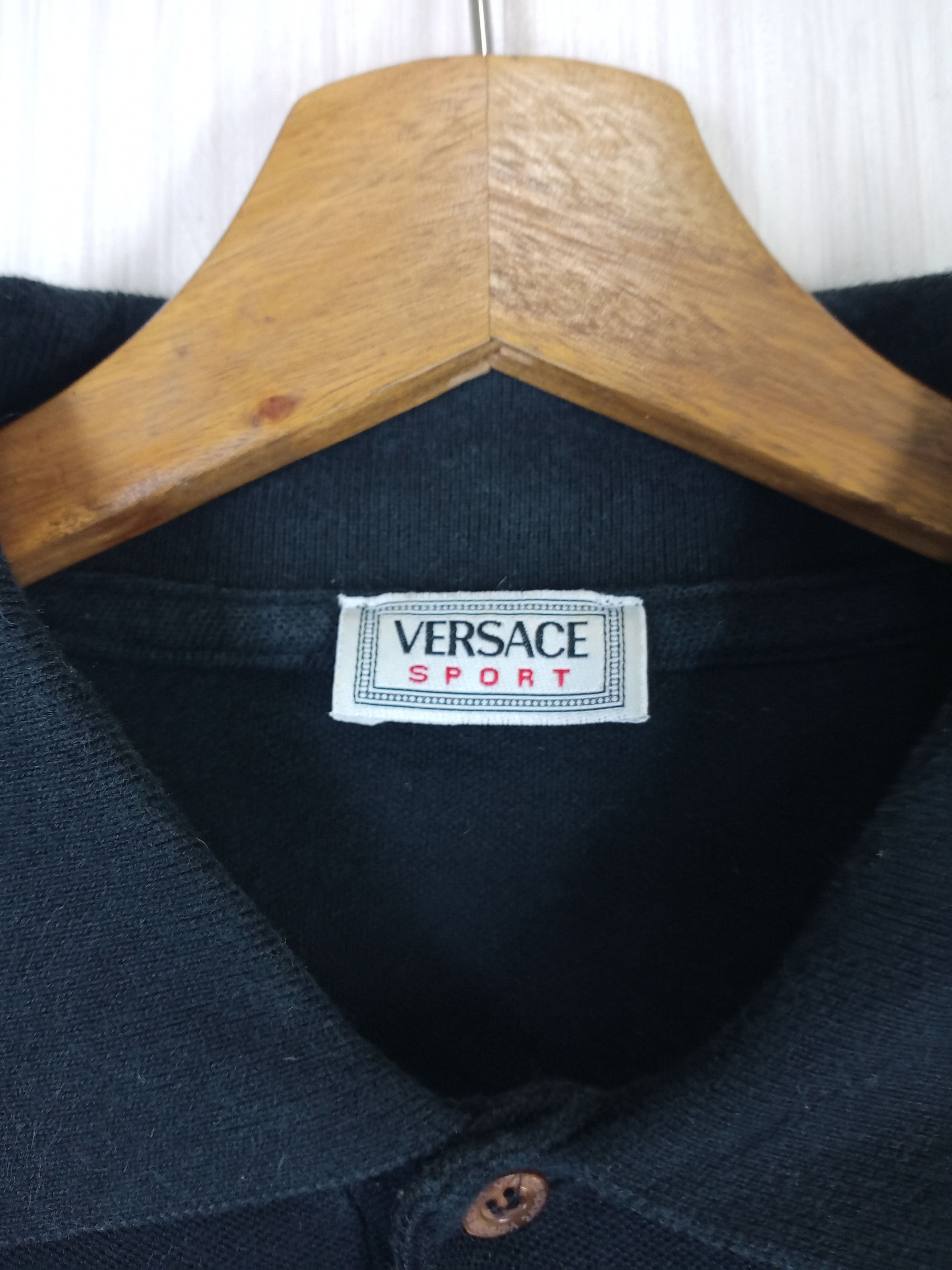 Versace Vintage Versace Polo Shirt Sport Medusa Size US L / EU 52-54 / 3 - 7 Thumbnail