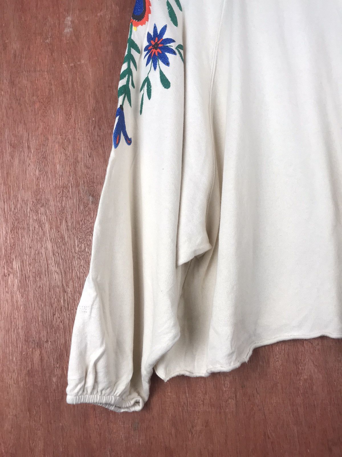 Vintage DLL Japan Floral Design knitwear art sweatshirt #2478 Size XL / US 12-14 / IT 48-50 - 8 Thumbnail
