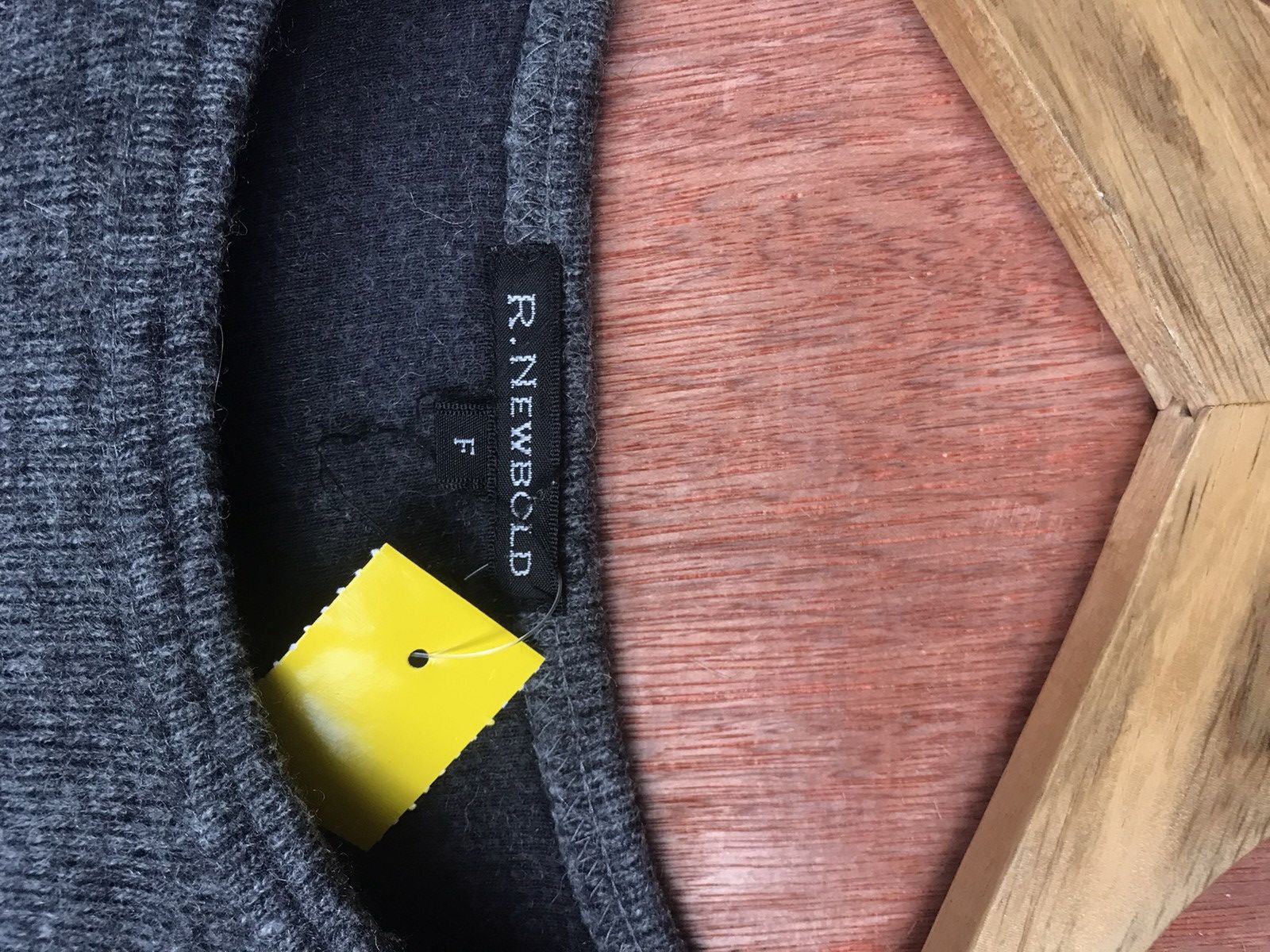 R.Newbold DLL R.Newbold Plain grey Sweatshirt #2477 Size US M / EU 48-50 / 2 - 5 Thumbnail