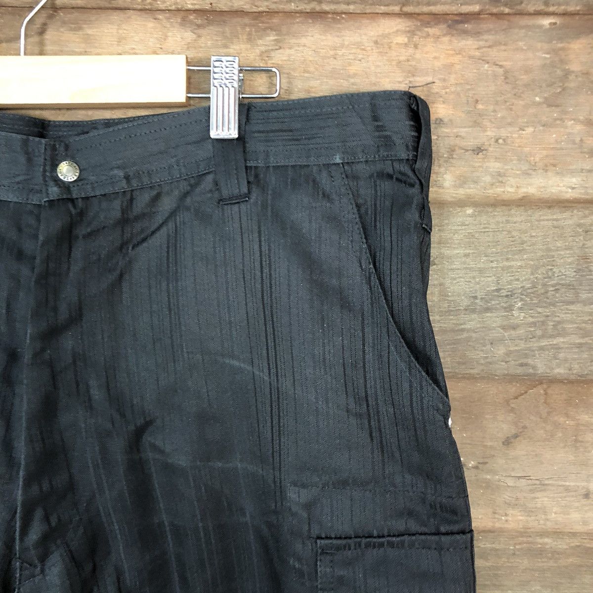 Japanese Brand DLL Teagles Black multipocket tactical Cargo Pants #2360 Size US 36 / EU 52 - 5 Thumbnail