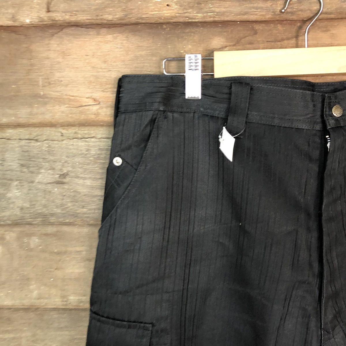 Japanese Brand DLL Teagles Black multipocket tactical Cargo Pants #2360 Size US 36 / EU 52 - 4 Thumbnail