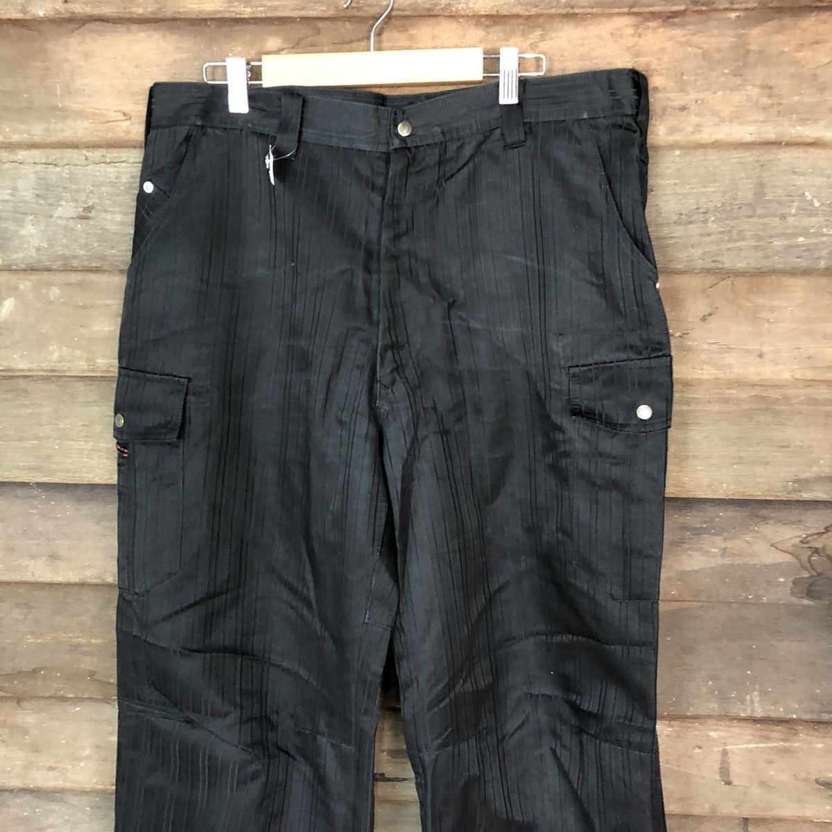 Japanese Brand DLL Teagles Black multipocket tactical Cargo Pants #2360 Size US 36 / EU 52 - 2 Thumbnail