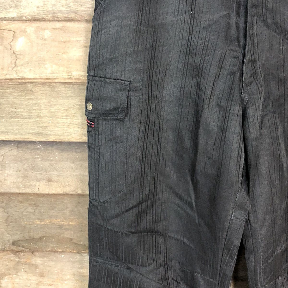 Japanese Brand DLL Teagles Black multipocket tactical Cargo Pants #2360 Size US 36 / EU 52 - 6 Thumbnail