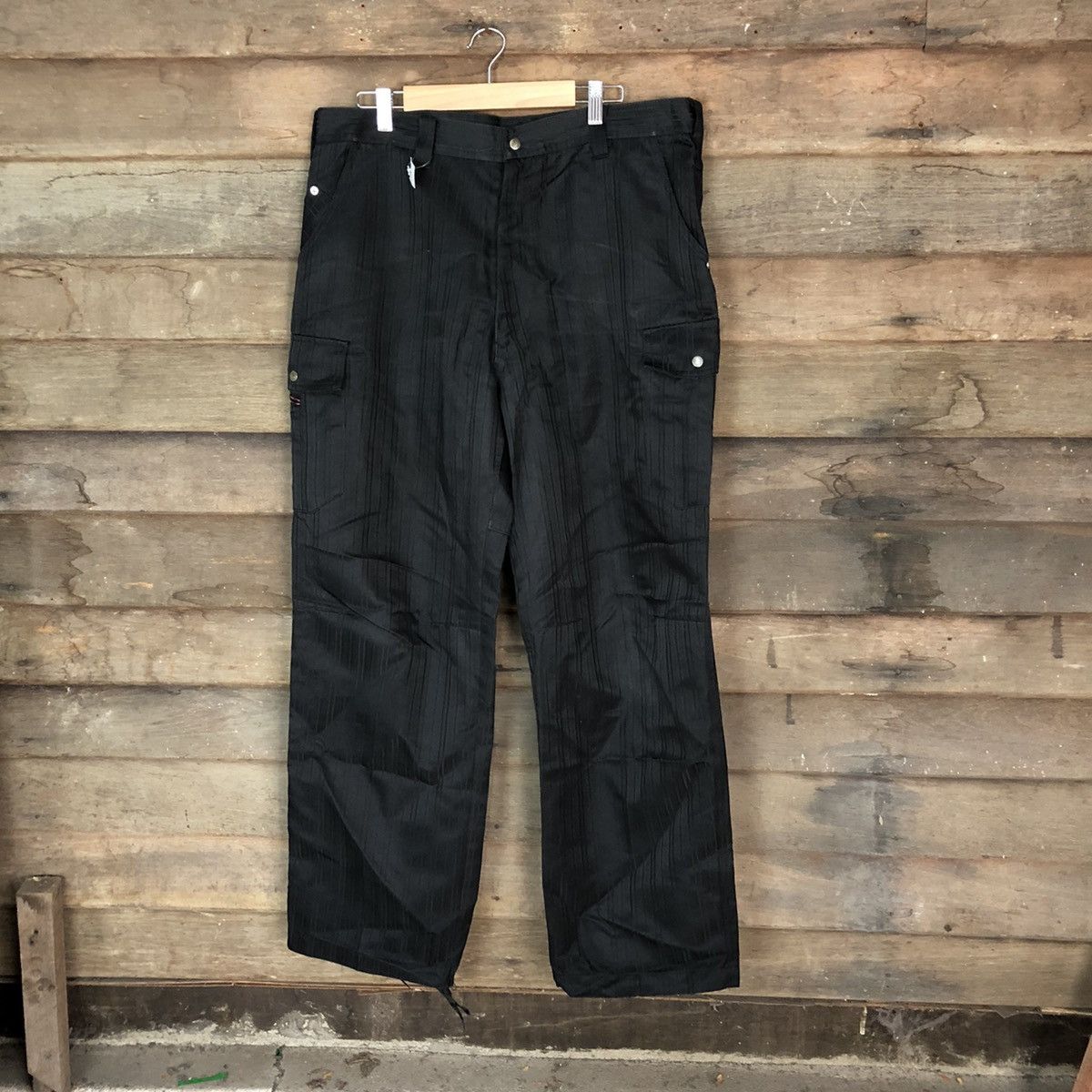 Japanese Brand DLL Teagles Black multipocket tactical Cargo Pants #2360 Size US 36 / EU 52 - 1 Thumbnail