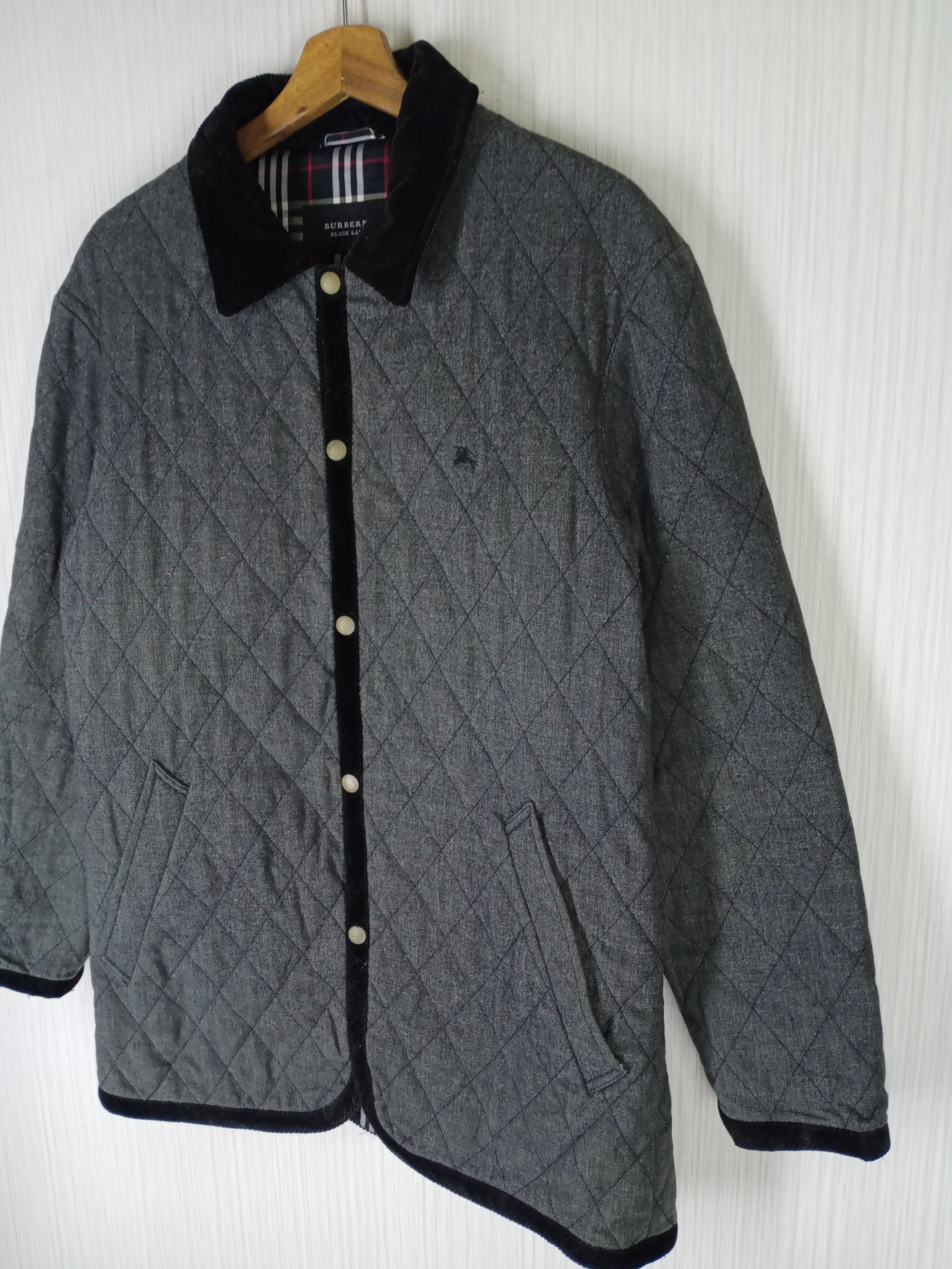 Black Label Burberry Black Label Nova Check Quilted Jacket Size US M / EU 48-50 / 2 - 4 Thumbnail