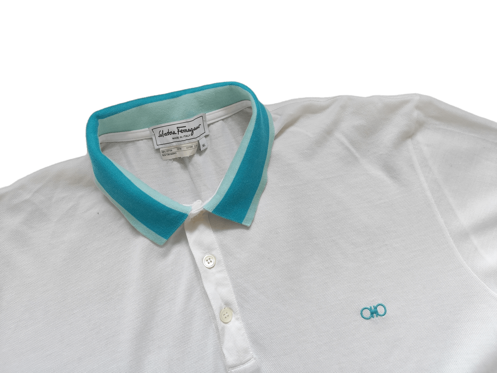 Salvatore Ferragamo × Vintage Salvatore Ferragamo polo shirt, size XL Size US L / EU 52-54 / 3 - 2 Thumbnail