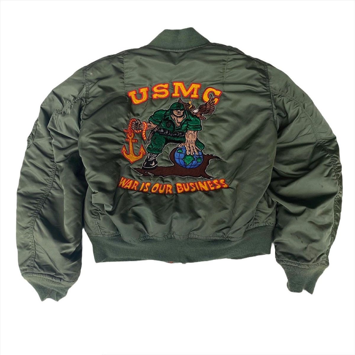 Alpha Industries Vintage Alpha Industries USMC Ma-1 Flight Jacket Size US M / EU 48-50 / 2 - 1 Thumbnail