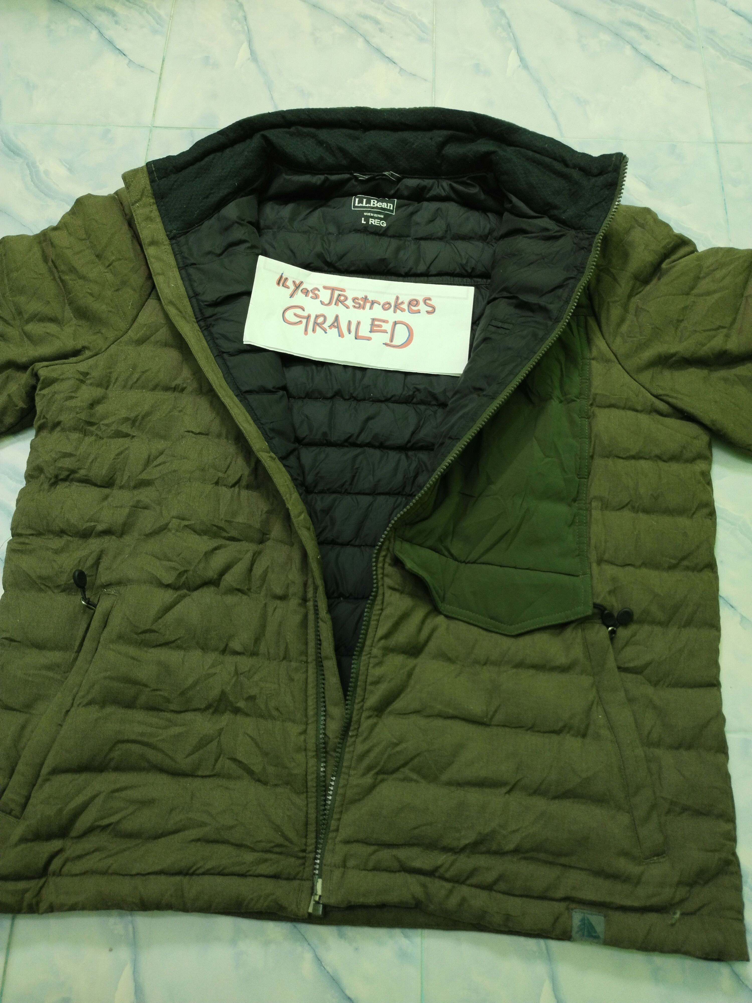 L.L. Bean L.L. Bean Bomber Winter Jacket DownTek Size US L / EU 52-54 / 3 - 19 Thumbnail