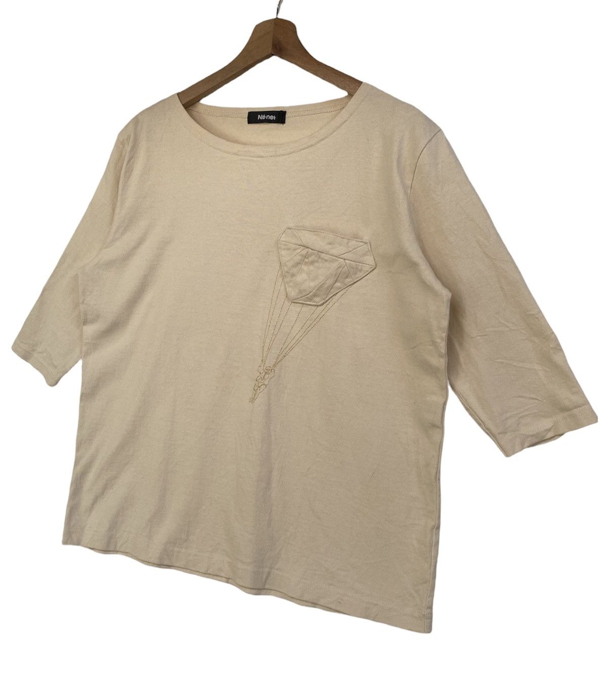 Issey Miyake × Ne-Net × Vintage Ne-net t shirt pocket design Issey miyake Size US M / EU 48-50 / 2 - 3 Thumbnail