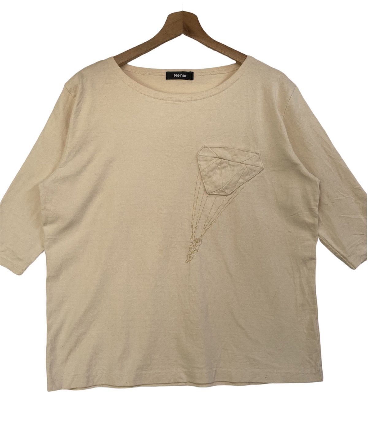 Issey Miyake × Ne-Net × Vintage Ne-net t shirt pocket design Issey miyake Size US M / EU 48-50 / 2 - 2 Thumbnail